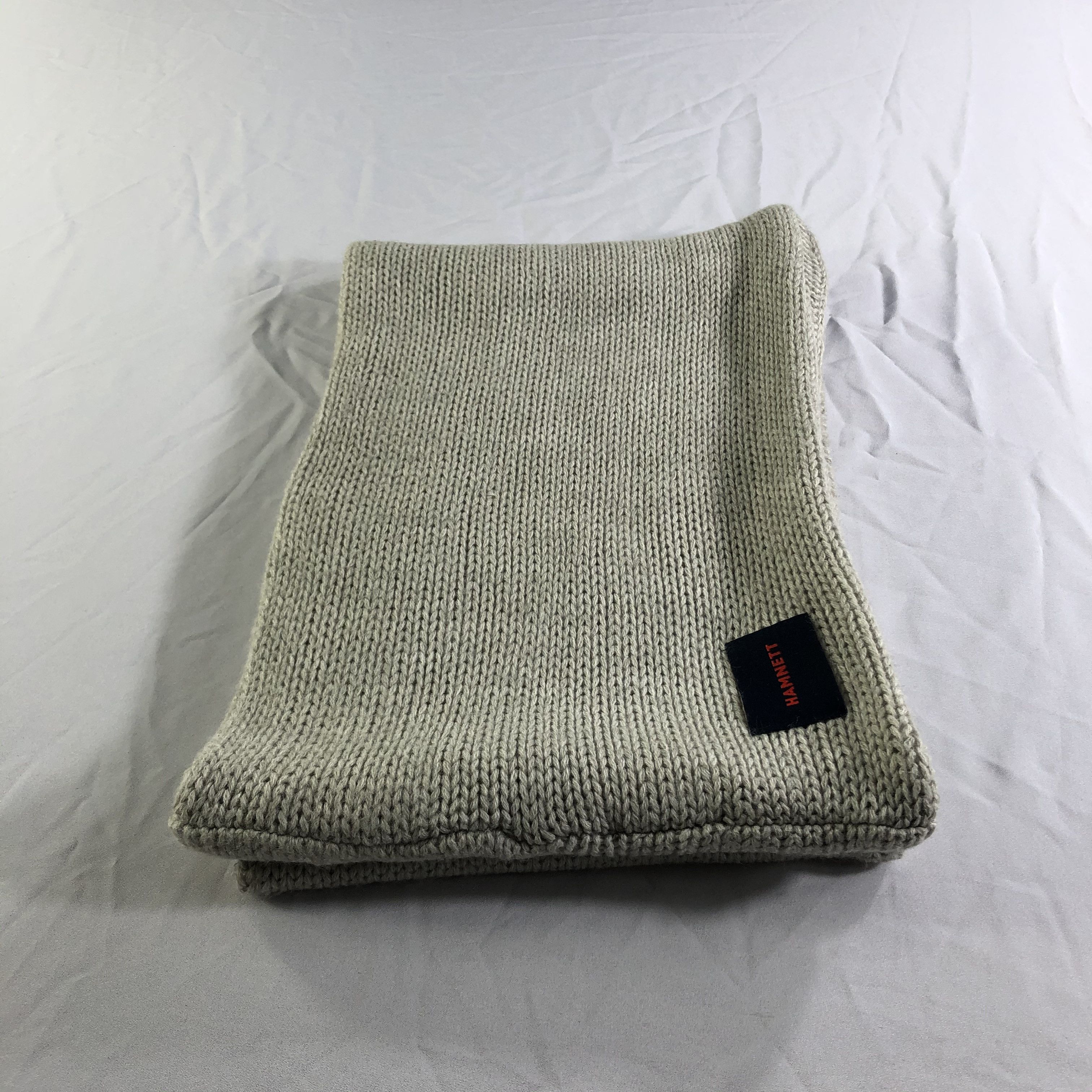 Katharine Hamnett London Hamnett Knit Wool Infinity Scarf Muffler Neckwear V2571 Size ONE SIZE - 2 Thumbnail