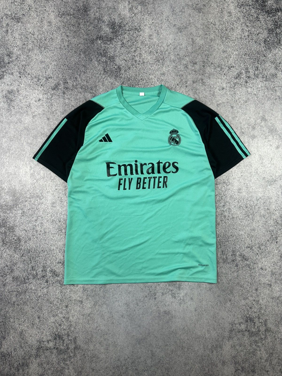 Adidas Adidas Real Madrid 10 Mbape Soccer Jersey Blokecore USA XL Size US XL / EU 56 / 4 - 2 Thumbnail