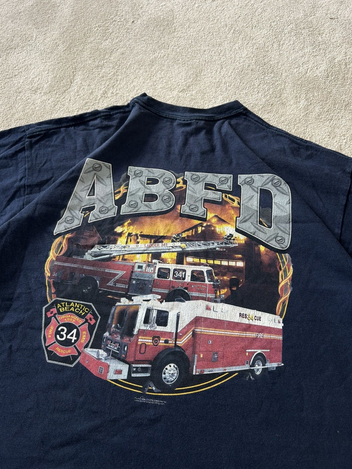 Vintage Vintage ABFD rare rap T-shirt Size US XL / EU 56 / 4 - 2 Thumbnail