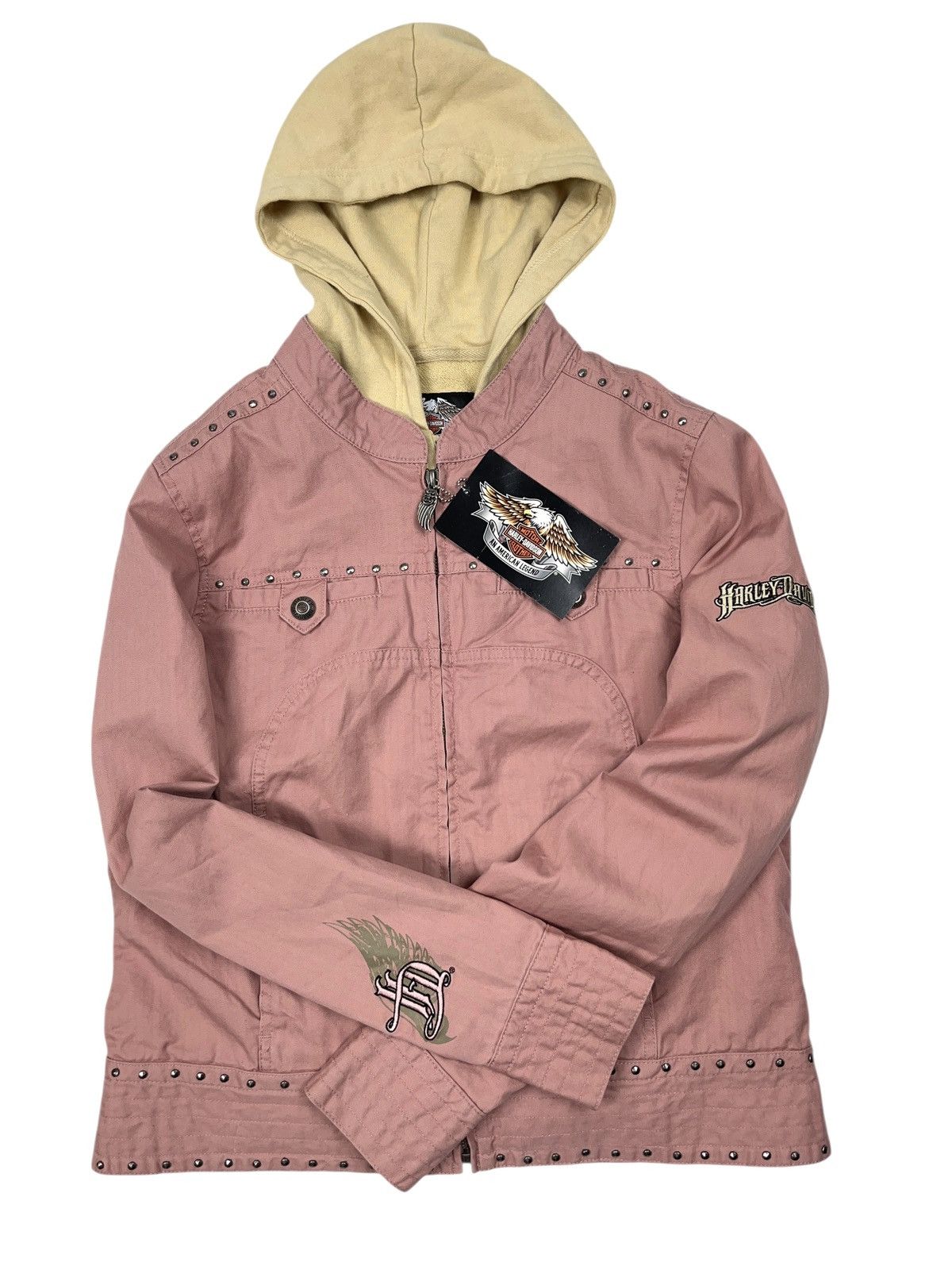 Harley Davidson Vintage y2k Harley Davidson 3 in 1 Jacket Embroidered Size M / US 6-8 / IT 42-44 - 22 Thumbnail