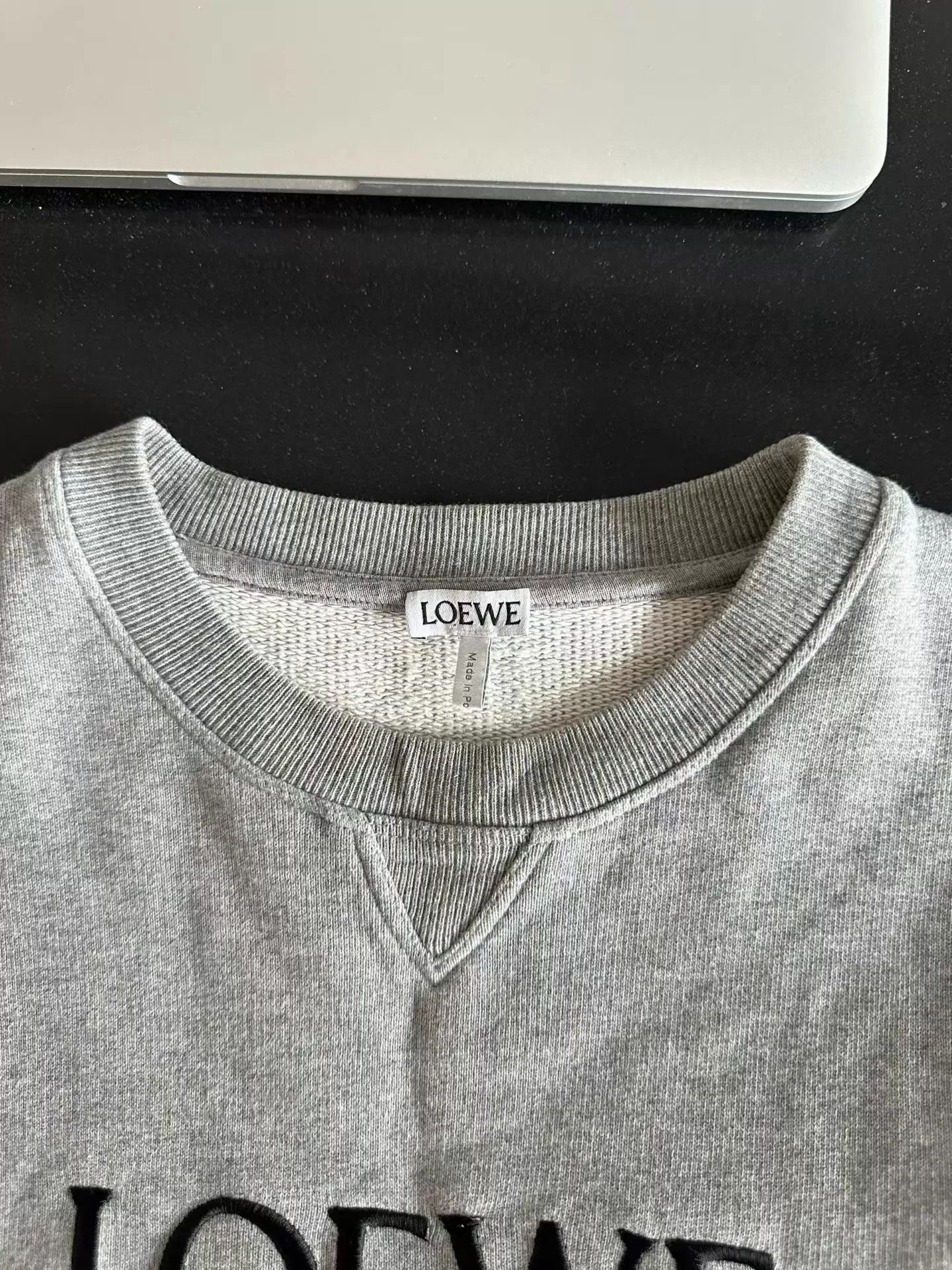 Loewe LOEWE gray colorblocked embroidered sweatshirt M 98 new Size US M / EU 48-50 / 2 - 3 Thumbnail