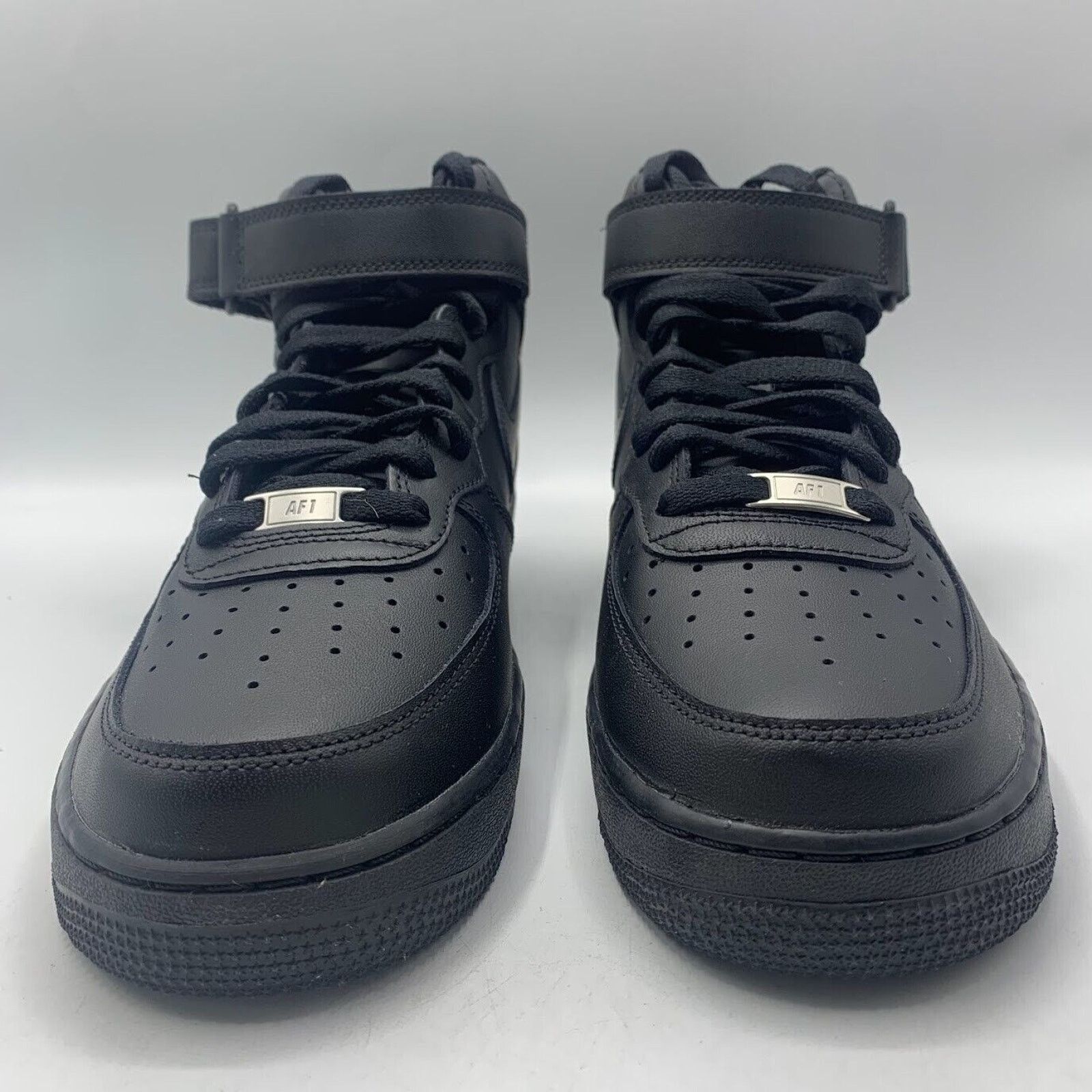 Nike NEW Nike Air Force 1 '07 Mid Triple Black Men's CW2289-001 Size US 10.5 / EU 43-44 - 2 Thumbnail