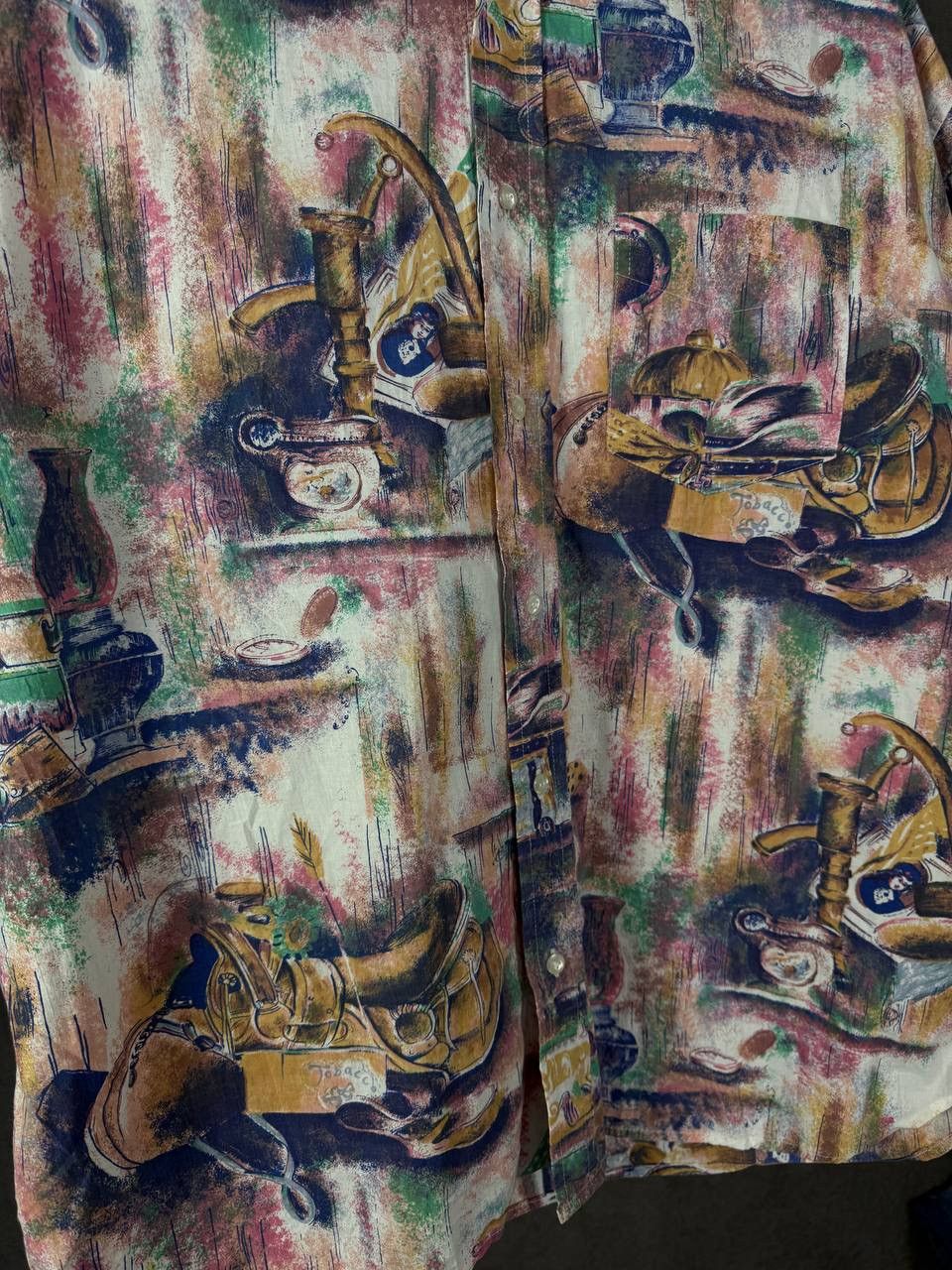 Vintage Art crazy hawaiian vintage shirt Size US XXL / EU 58 / 5 - 3 Thumbnail