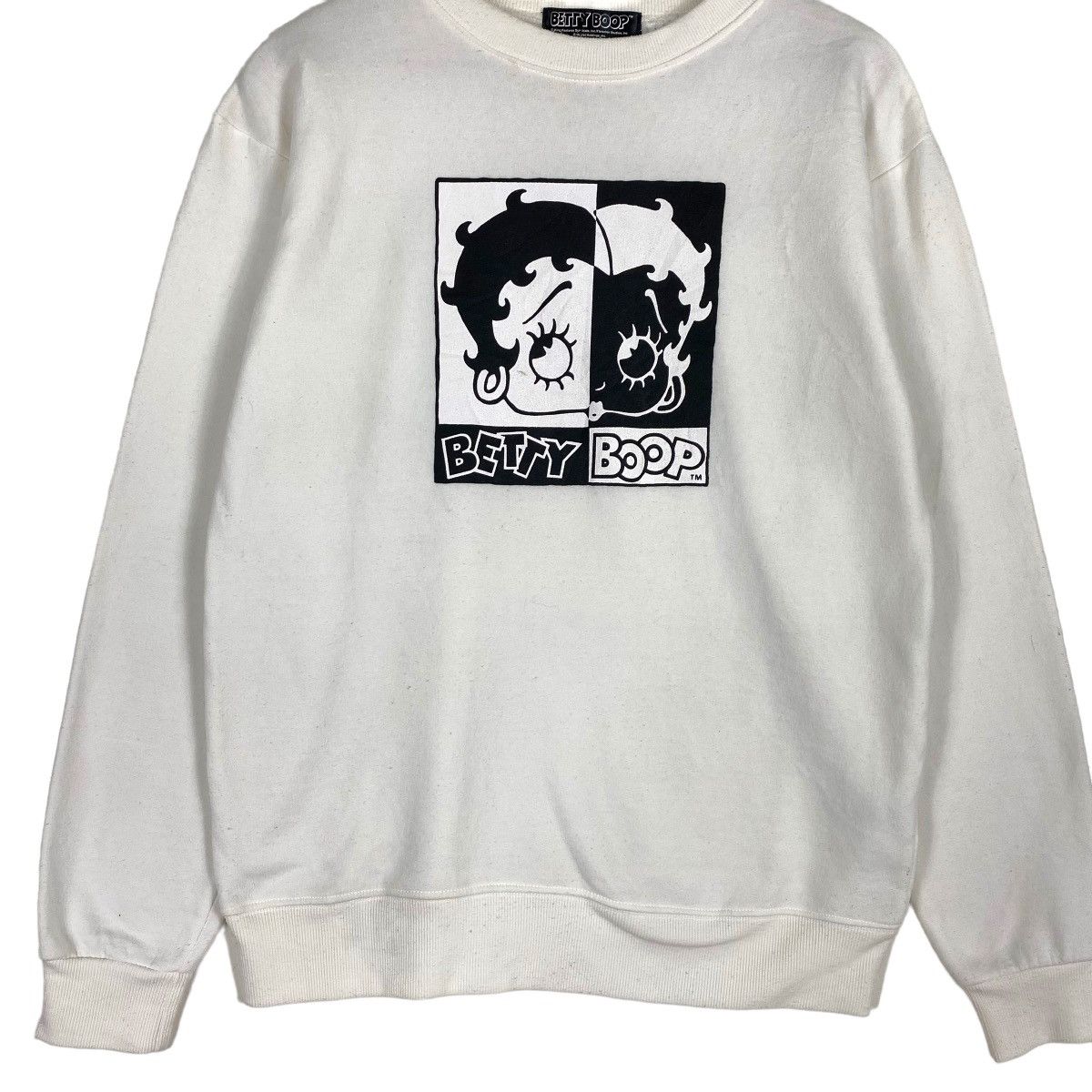 Anime × Cartoon Network × Japanese Brand RARE!! Vintage 90s Betty Boop Crewneck Sweatshirt Big Logo Size US M / EU 48-50 / 2 - 5 Thumbnail