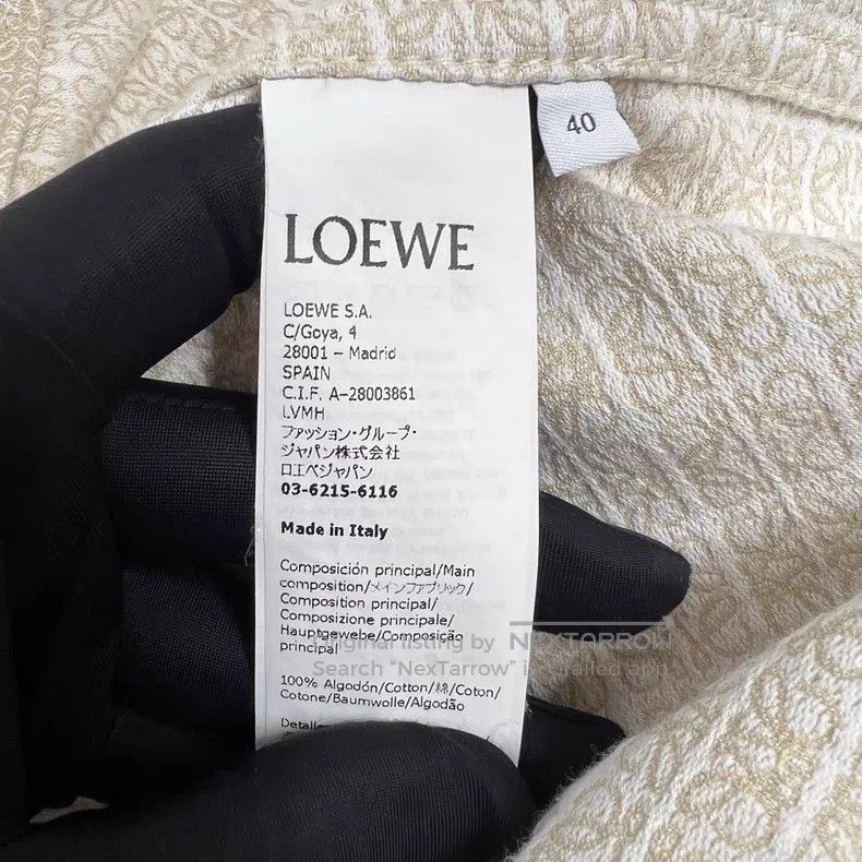 Loewe Loewe Monogrammed Leather Logo Print Jacket Size S / US 4 / IT 40 - 6 Thumbnail
