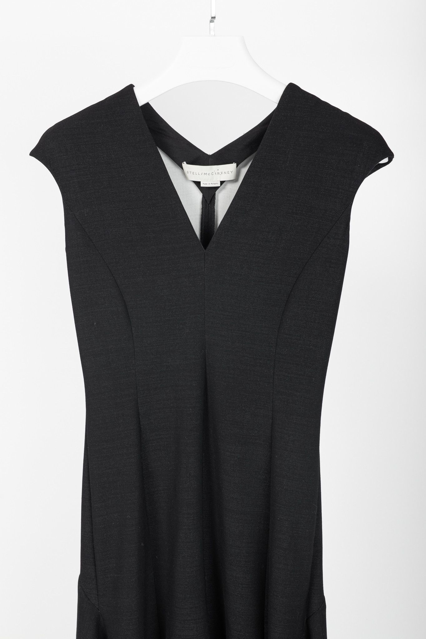 Stella McCartney Stella McCartney Double Face Stretch Wool Fit & Flare Dress Size S / US 4 / IT 40 - 3 Thumbnail