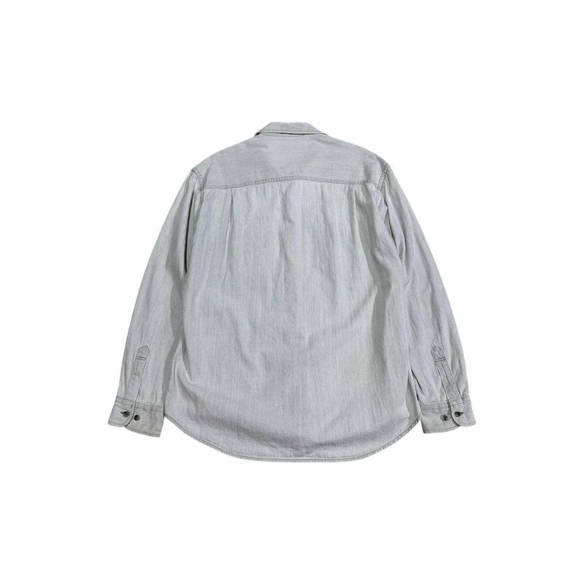 Japanese Brand × Kansai Yamamoto × Yohji Yamamoto 🔥Rare Design Vintage Kansai Yamamoto Shirt Double Pockets Size US L / EU 52-54 / 3 - 10 Thumbnail