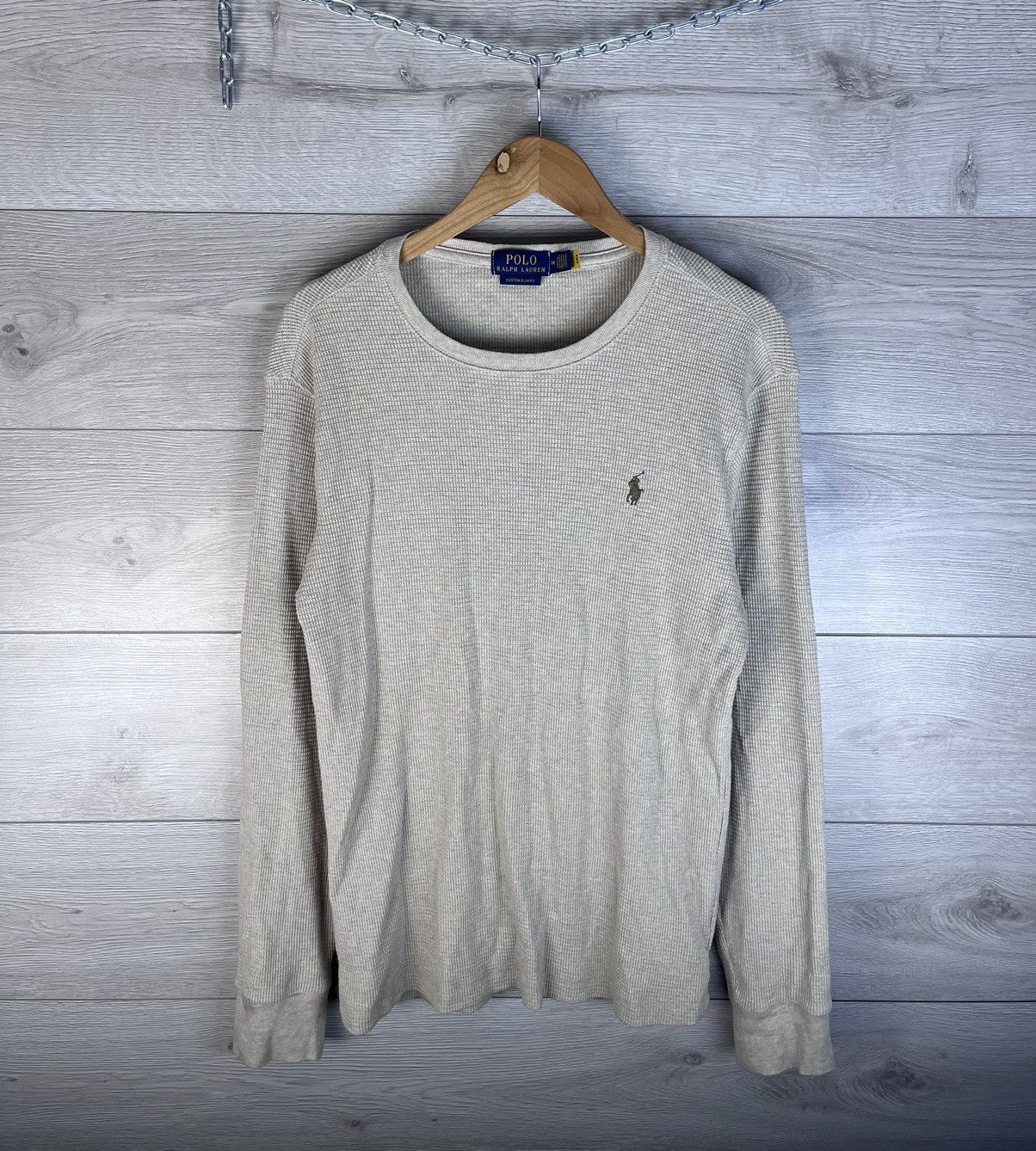 Polo Ralph Lauren Vintage men's sweater Polo Ralph Lauren size M custom slim Size US M / EU 48-50 / 2 - 1 Thumbnail