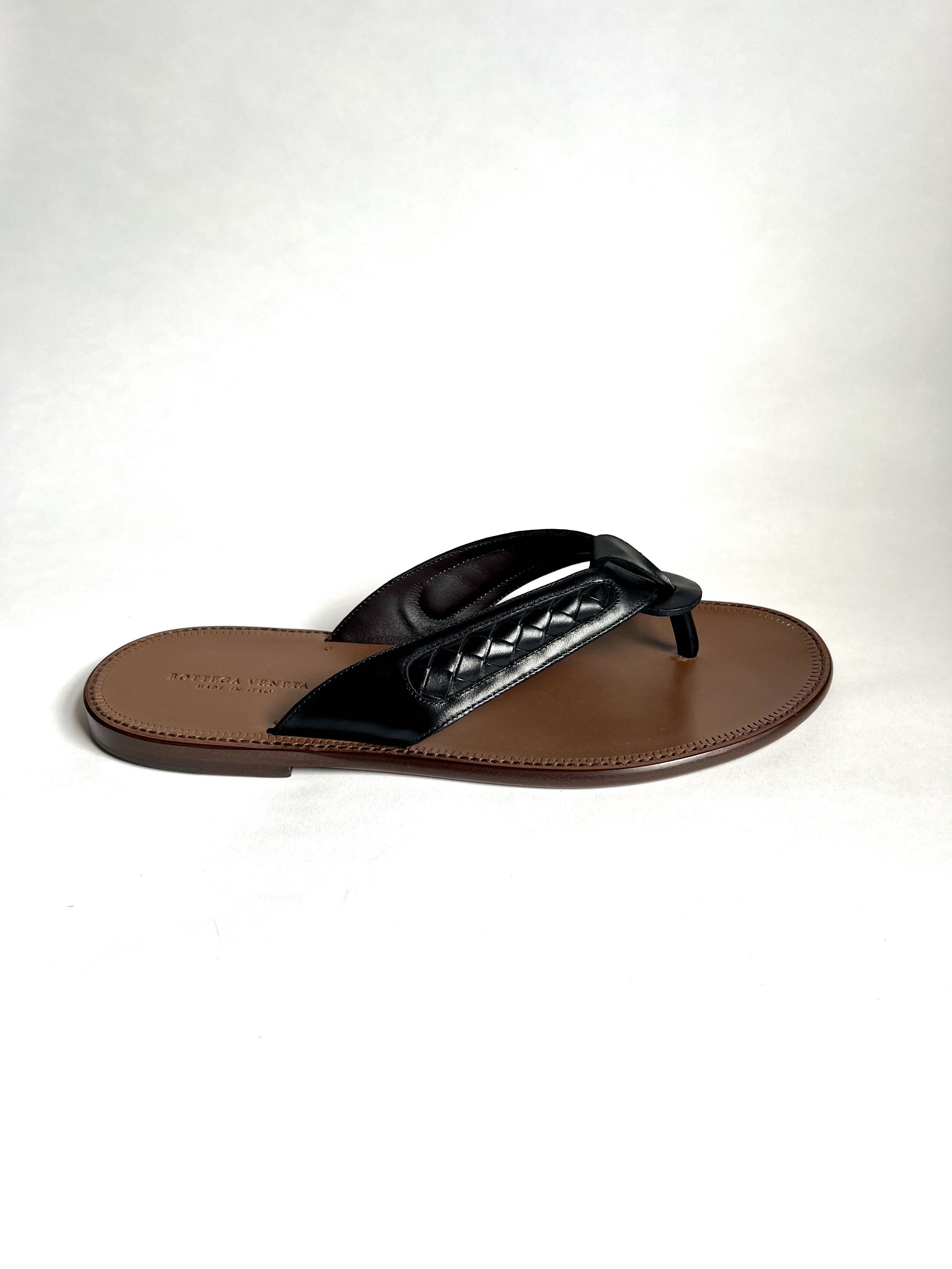 Bottega Veneta Bottega Veneta Woven Leather Sandal Size US 10.5 / EU 43-44 - 4 Thumbnail