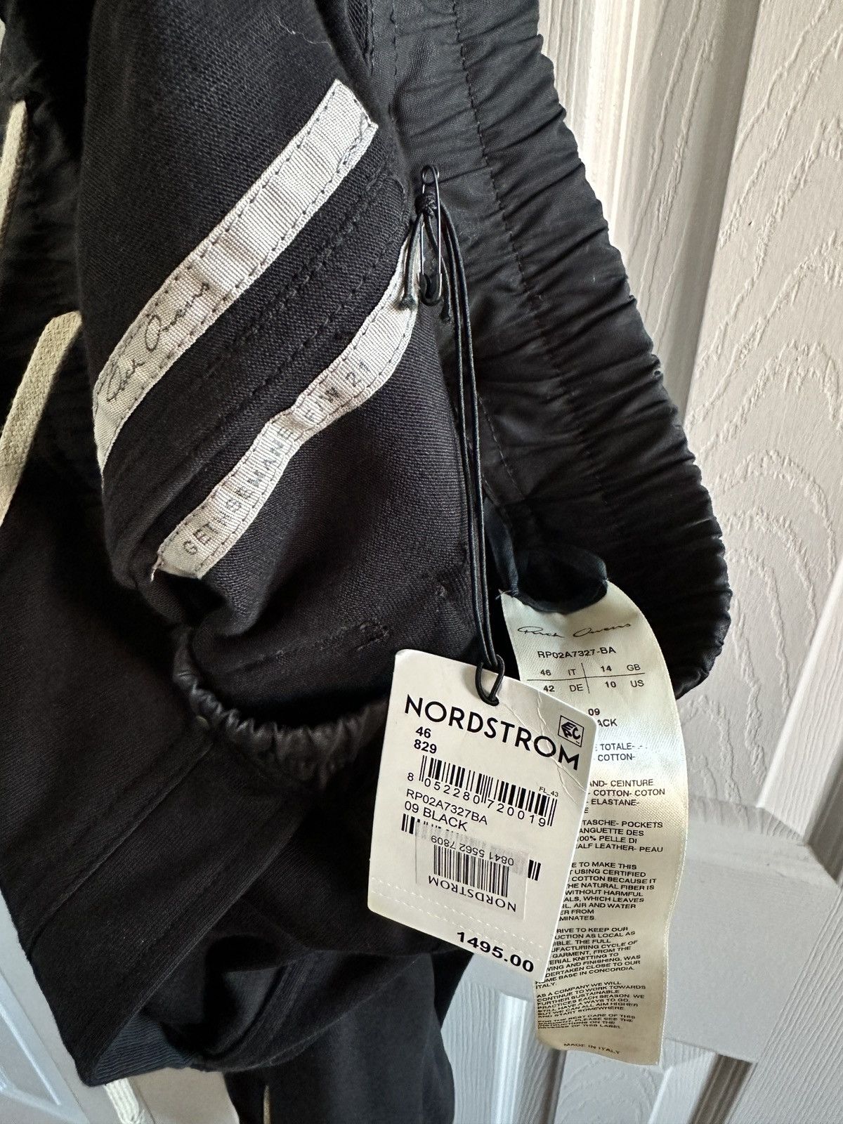 Rick Owens NEW F/W21 GETHSEMANE Black Bauhaus Zip Detail Cargo Pants Size 32" / US 10 / IT 46 - 15 Thumbnail