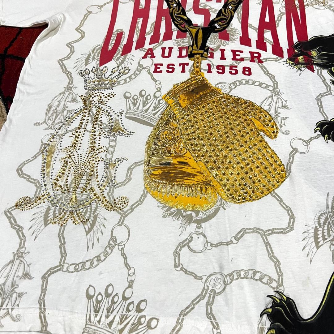 Christian Audigier Vintage Christian Audigier Limited Edition Rare T Shirt Size US XL / EU 56 / 4 - 3 Thumbnail