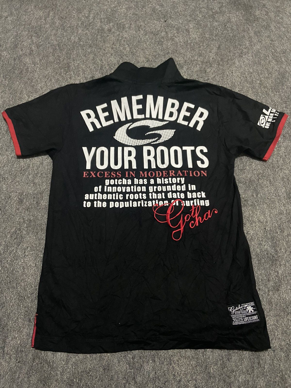 Gotcha × Japanese Brand Vintage Y2K GOTCHA polo shirt LGB style Size M / US 6-8 / IT 42-44 - 2 Thumbnail