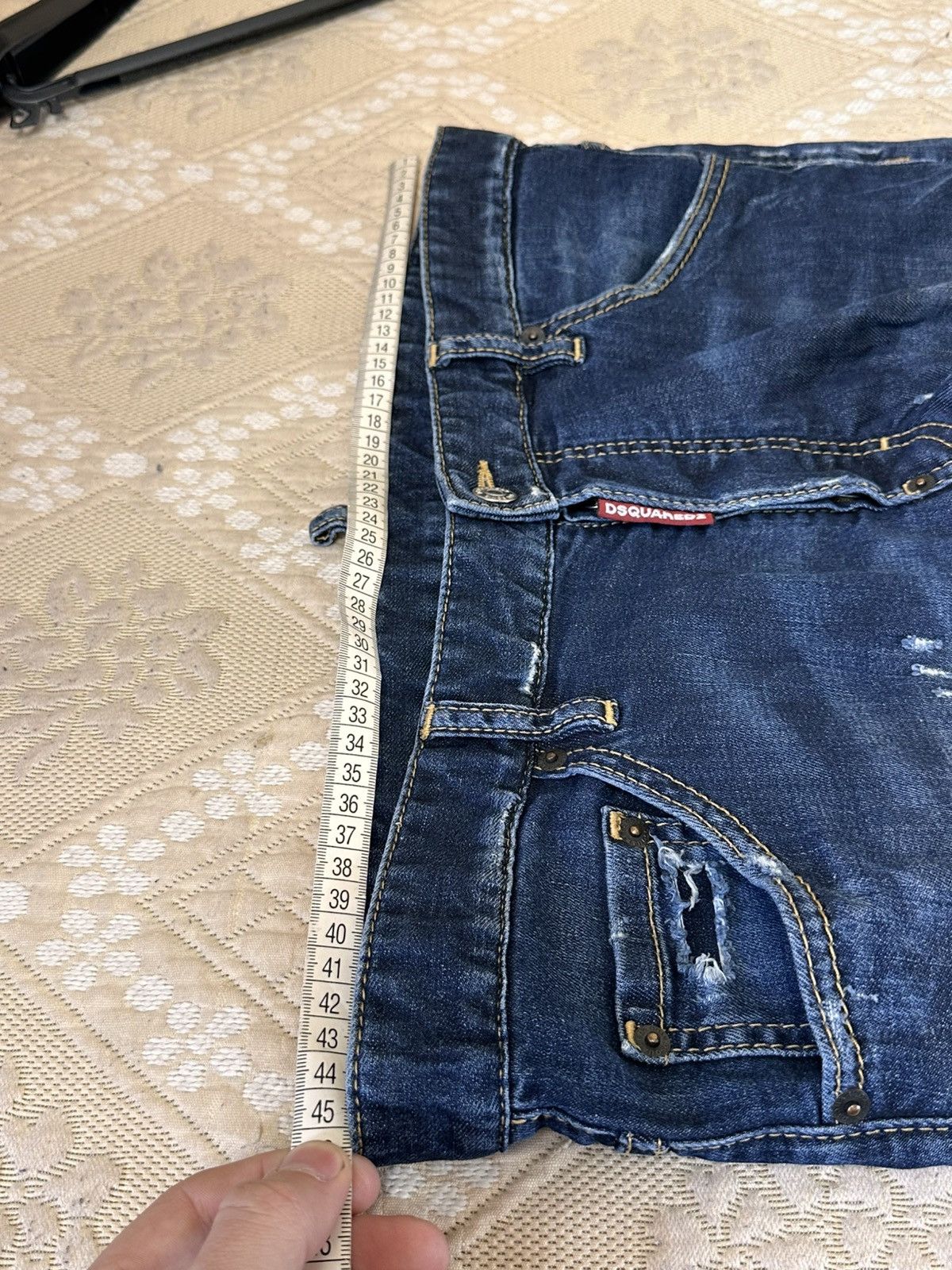 Dsquared2 🔥 Dsquared2 Skinny Distressed Denim Jeans Pants Cool Guy Y2K Size US 34 / EU 50 - 6 Thumbnail