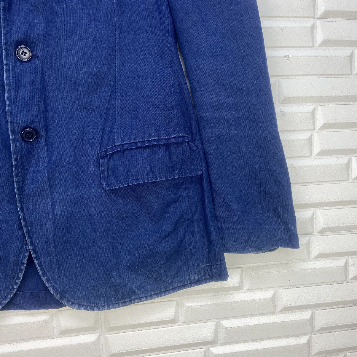 Blue Blue Japan Blue Blue Japan X Fraizzoli Milano Indigo Jacket Blazer Size US S / EU 44-46 / 1 - 7 Thumbnail