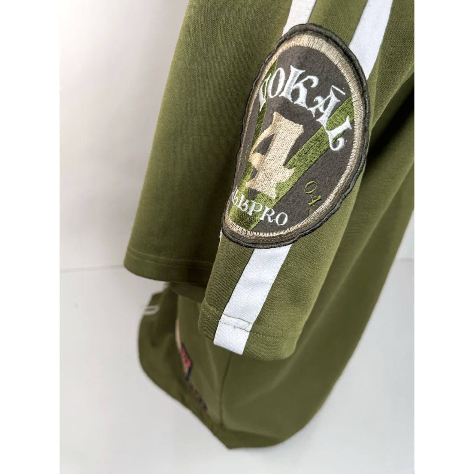 Vintage VOKAL 90s Y2K Embroidered Baseball Jersey Mens XL Green Stitched Casual Activewear Size US XL / EU 56 / 4 - 6 Thumbnail