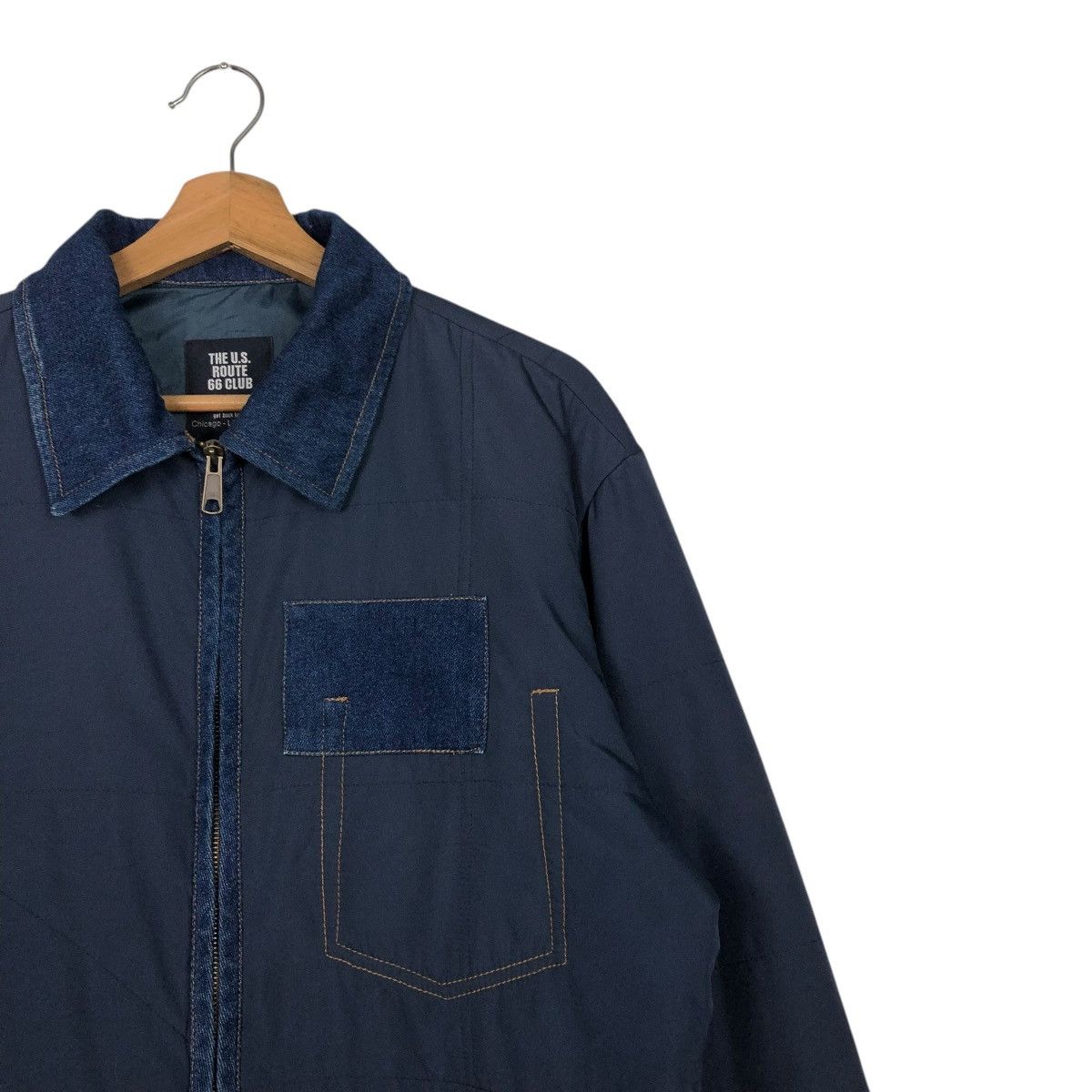 Japanese Brand 🔥VTG BOMBER JACKET ROUTE 66 CLUB BONDAGE BIKER ISSEY MIYAKE Size US L / EU 52-54 / 3 - 8 Thumbnail