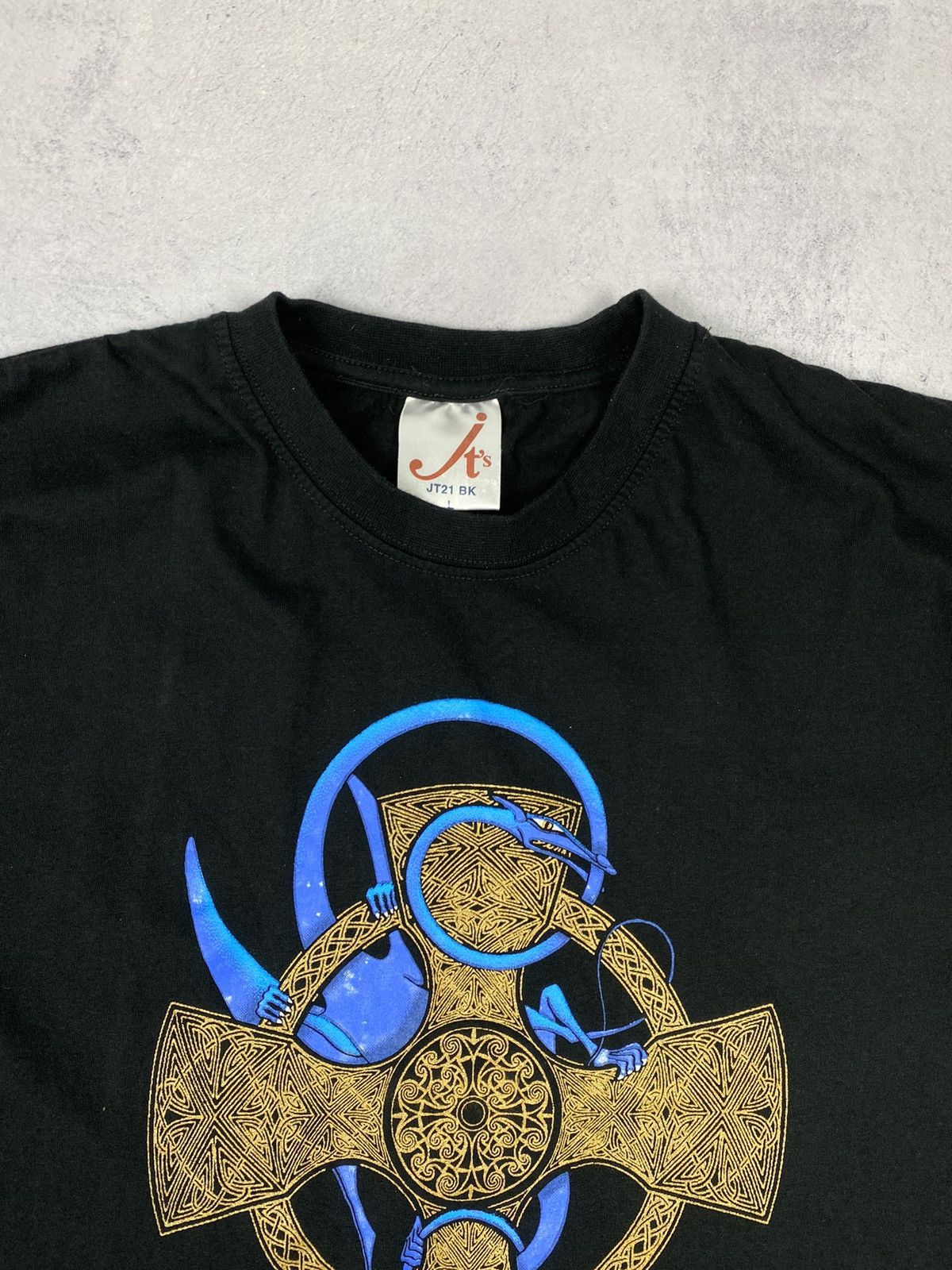 Vintage Vintage Hewlin Dragon Art Graphic Tee Size US L / EU 52-54 / 3 - 5 Thumbnail