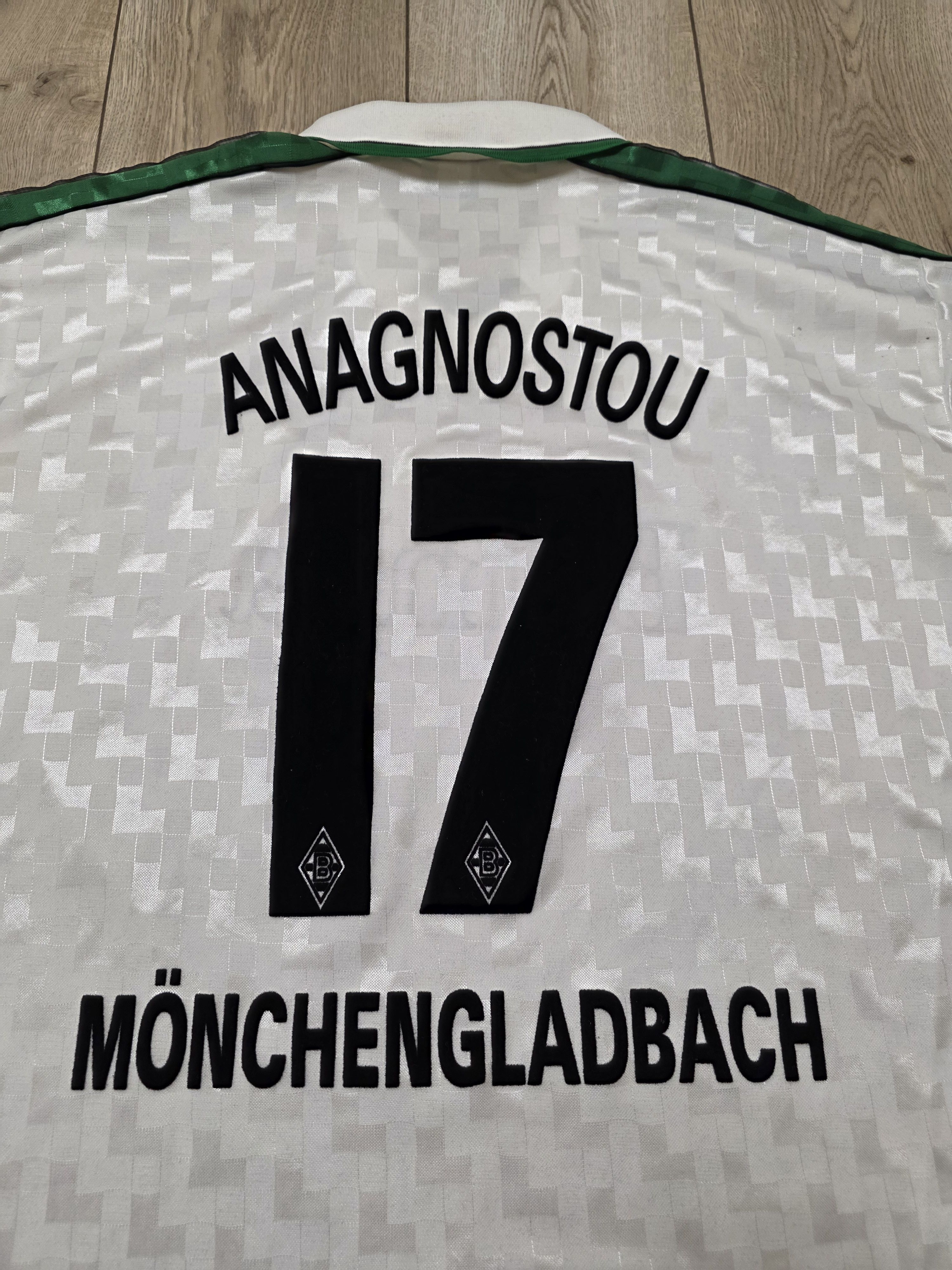 Vintage BORUSSIA MONCHENGLADBACH 1998 1999 MATCH WORN FOOTBALL Size US XL / EU 56 / 4 - 5 Thumbnail