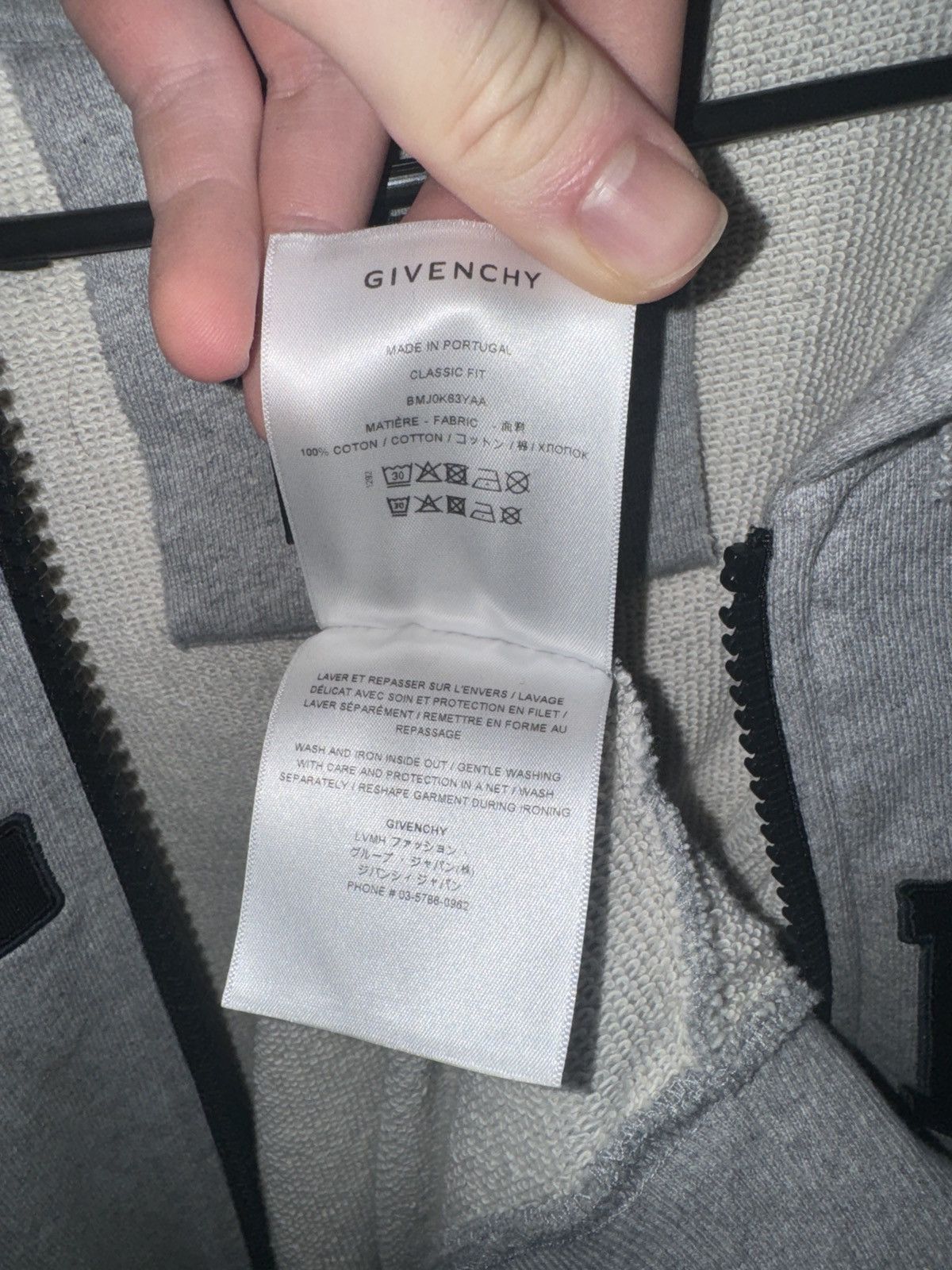 Givenchy Givenchy Zip-Up Hoodie Size US M / EU 48-50 / 2 - 6 Thumbnail