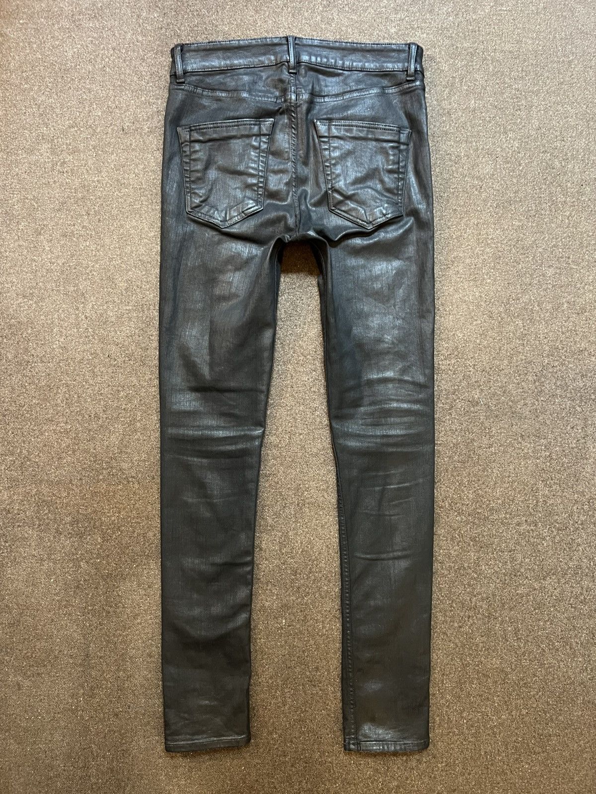 Rick Owens Rick Owens FW20 Tyrone Slit Cut Waxed Denim Size US 30 / EU 46 - 6 Thumbnail