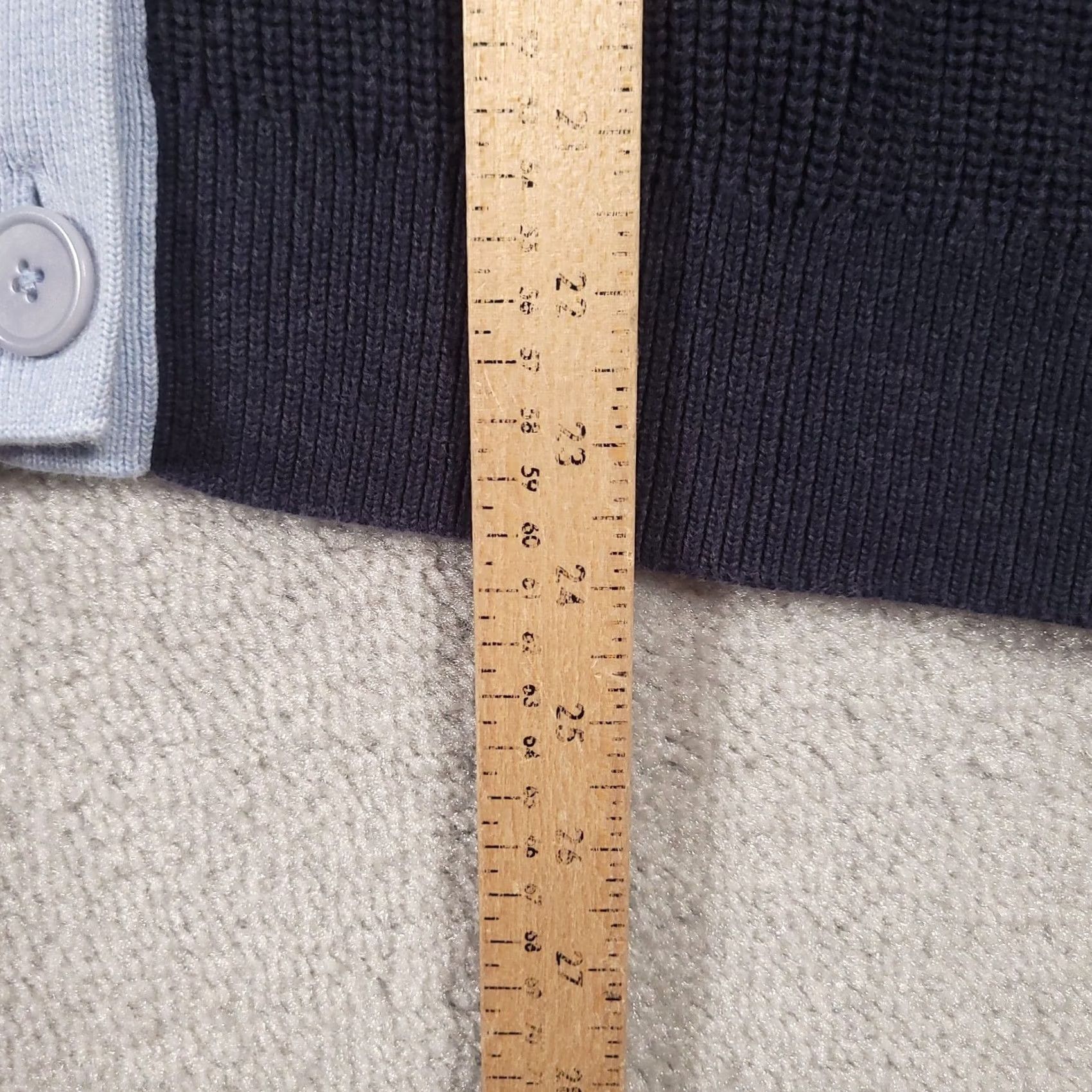 Talbots Talbots Cardigan Sweater Womens Large Blue Colorblock Pima Cotton Career Shirt Mens? Size L / US 10 / IT 46 - 6 Thumbnail