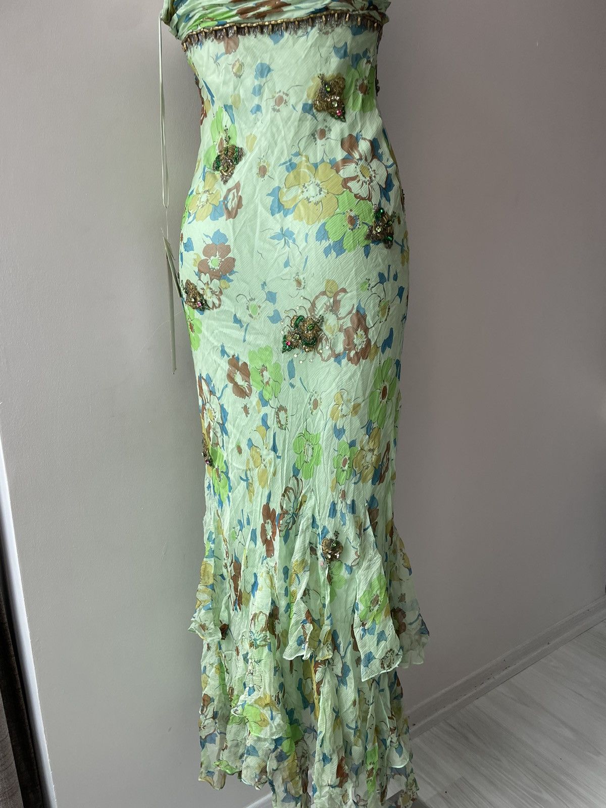 Vintage Parisian silk dress Size S / US 4 / IT 40 - 18 Thumbnail