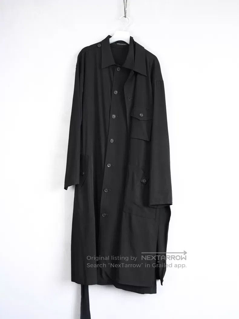 Yohji Yamamoto Yohji Yamamoto 21SS double-layer triacetate belt coat| Size US S / EU 44-46 / 1 - 1 Thumbnail