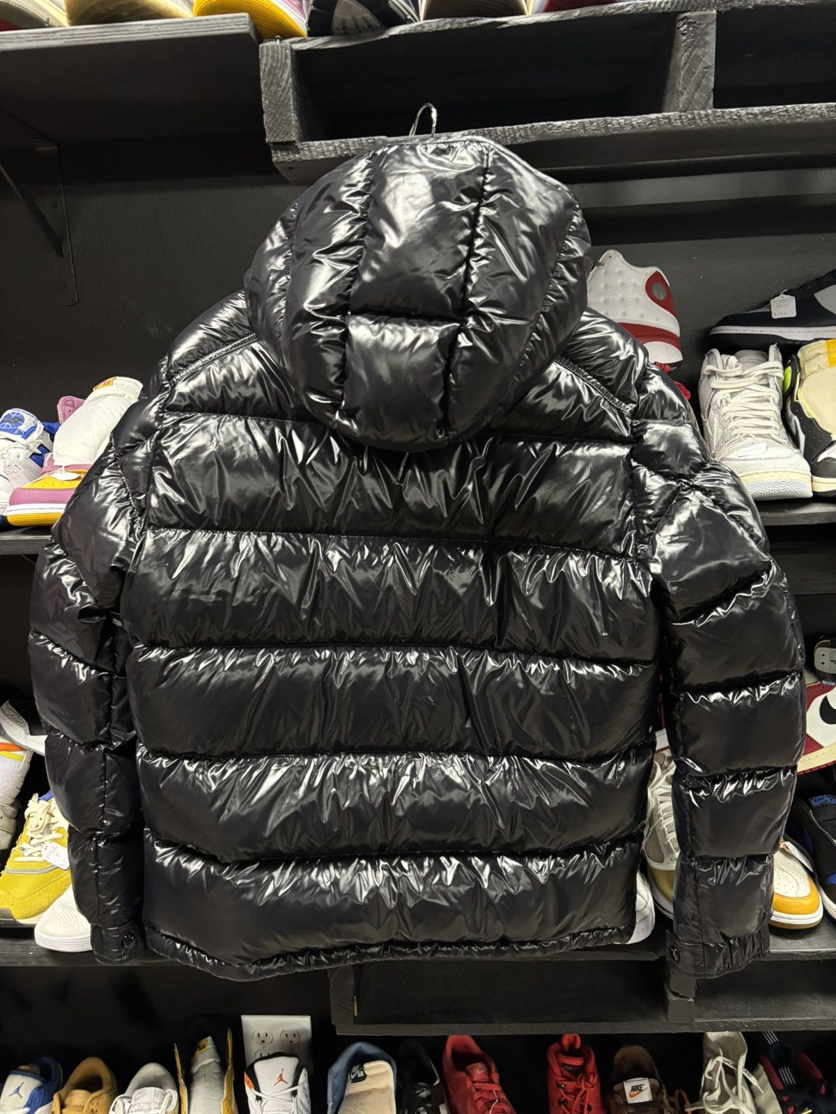 Moncler Moncler Maya Giubbotto black jacket new size 4 Size US L / EU 52-54 / 3 - 2 Thumbnail