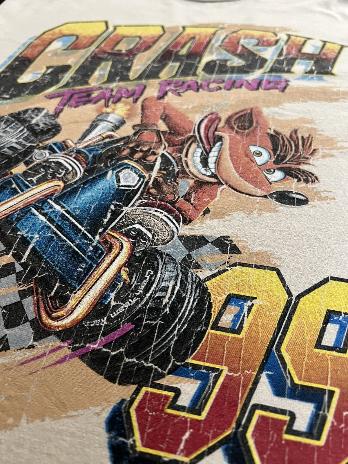 Other Vintage Crash Team Racing Tee Fade Distressed Y2K Size US L / EU 52-54 / 3 - 8 Thumbnail
