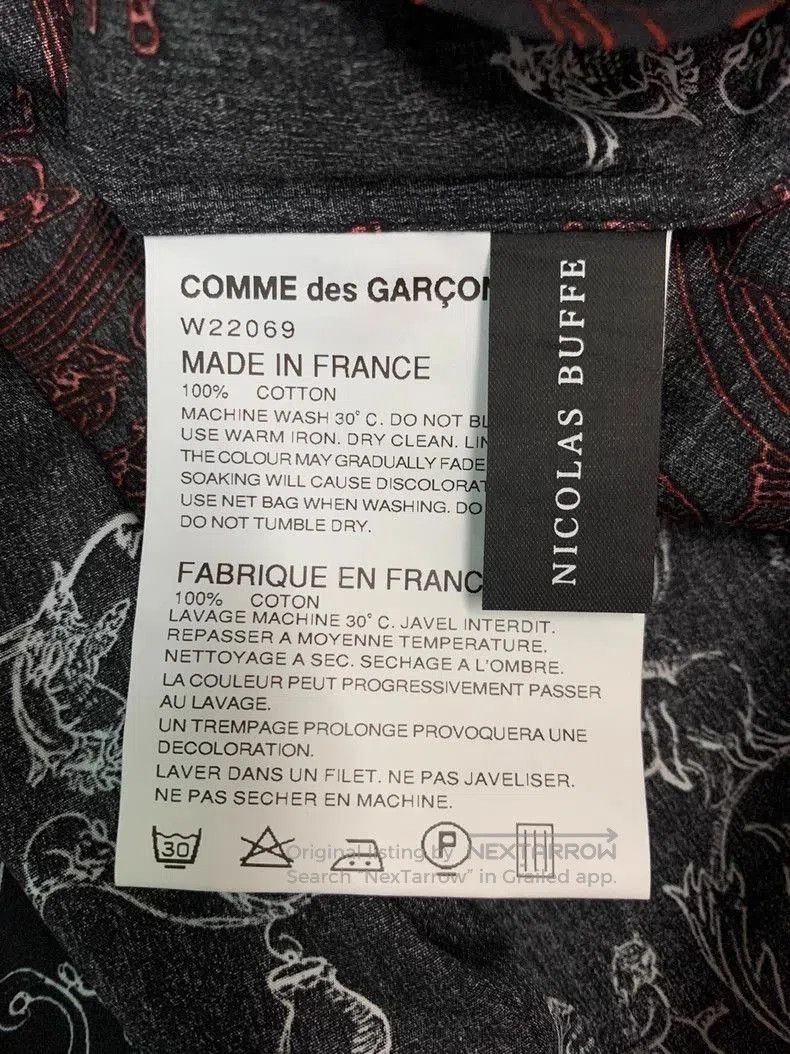 Comme des Garcons COMME DES GARCONS AW14 Paisley Shirt. Size US XS / EU 42 / 0 - 4 Thumbnail