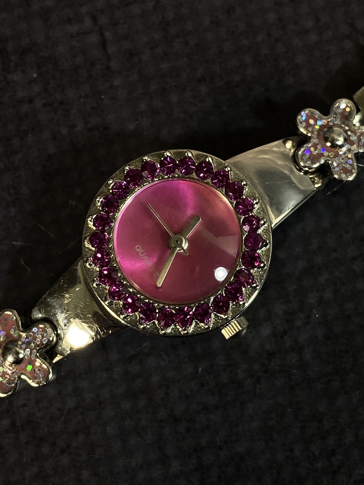 Vintage Elegant Pink Dial Watch Japanese Brand Size ONE SIZE - 10 Thumbnail