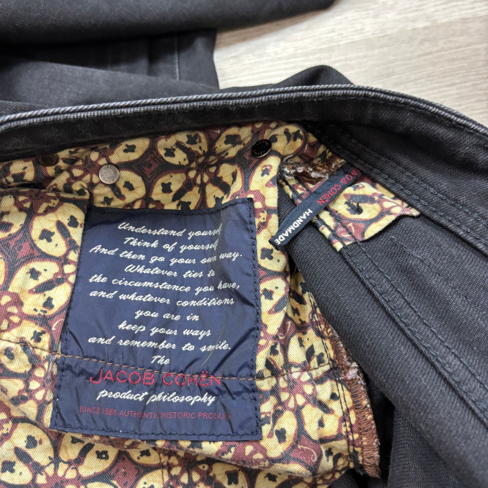 Jacob Cohen Jacob Cohen J620 Handmade Tailored Black Jeans Men's 36x31 Size US 36 / EU 52 - 18 Thumbnail