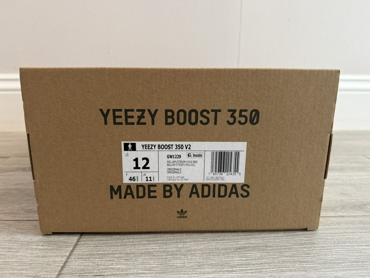 Adidas ADIDAS Yeezy Boost 350 V2 Beluga Reflective Grey Red Sz 12 Size US 12 / EU 45 - 12 Thumbnail