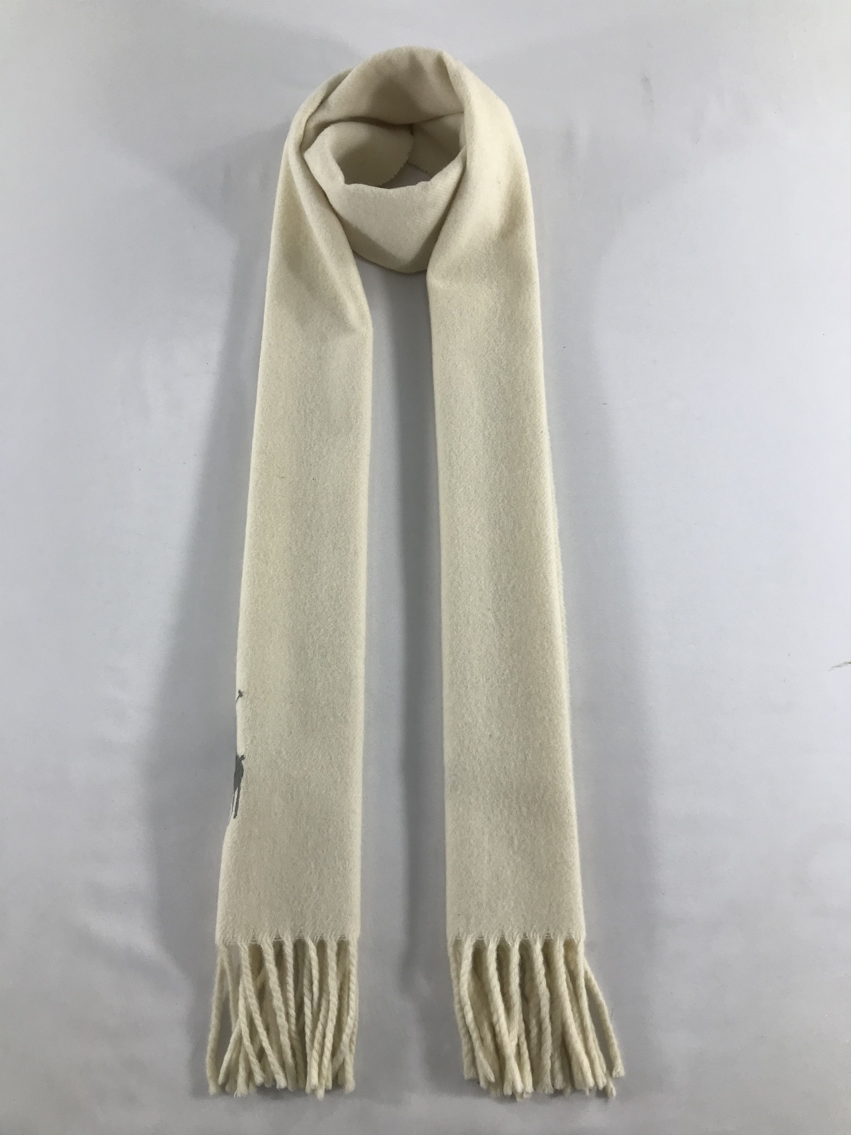 Polo Ralph Lauren Polo Ralph Lauren Big Logo Wool Scarf Muffler V549 Size ONE SIZE - 2 Thumbnail