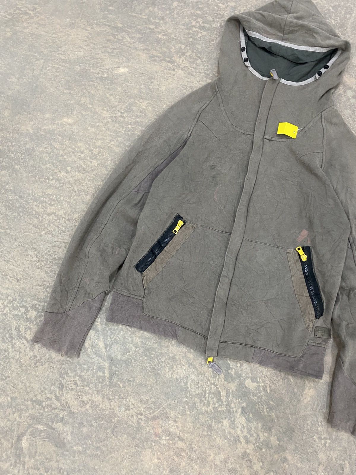 Dries Van Noten VINTAGE MILITARY ZIPPER HOODIE TACTICAL Size US M / EU 48-50 / 2 - 4 Thumbnail
