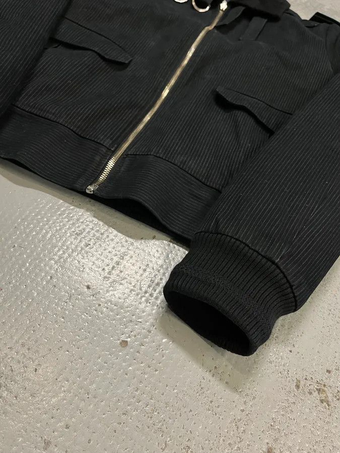 Kris Van Assche FW2010 Kris Van Assche Black Stripped Bomber Jacket Size US S / EU 44-46 / 1 - 6 Thumbnail