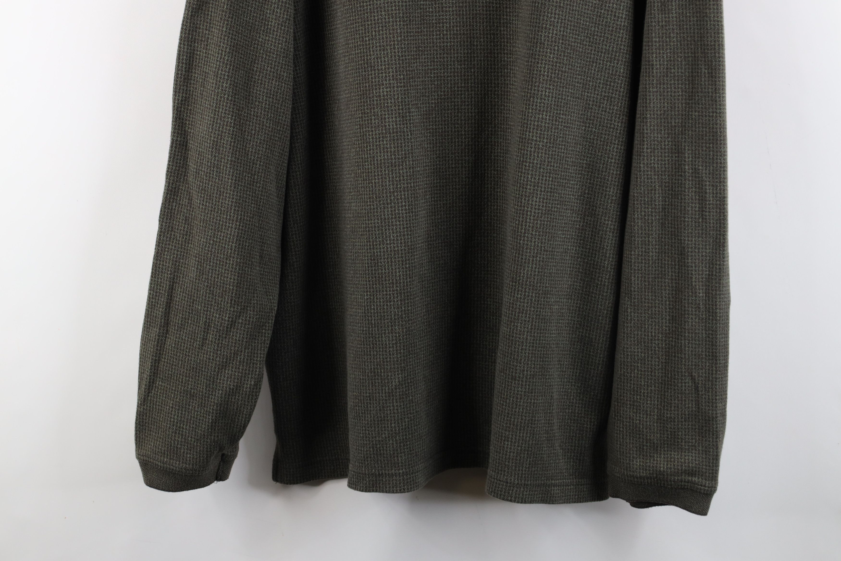 Vintage Vintage 90s Streetwear Houndstooth Long Sleeve Rugby Polo Size US XL / EU 56 / 4 - 3 Thumbnail