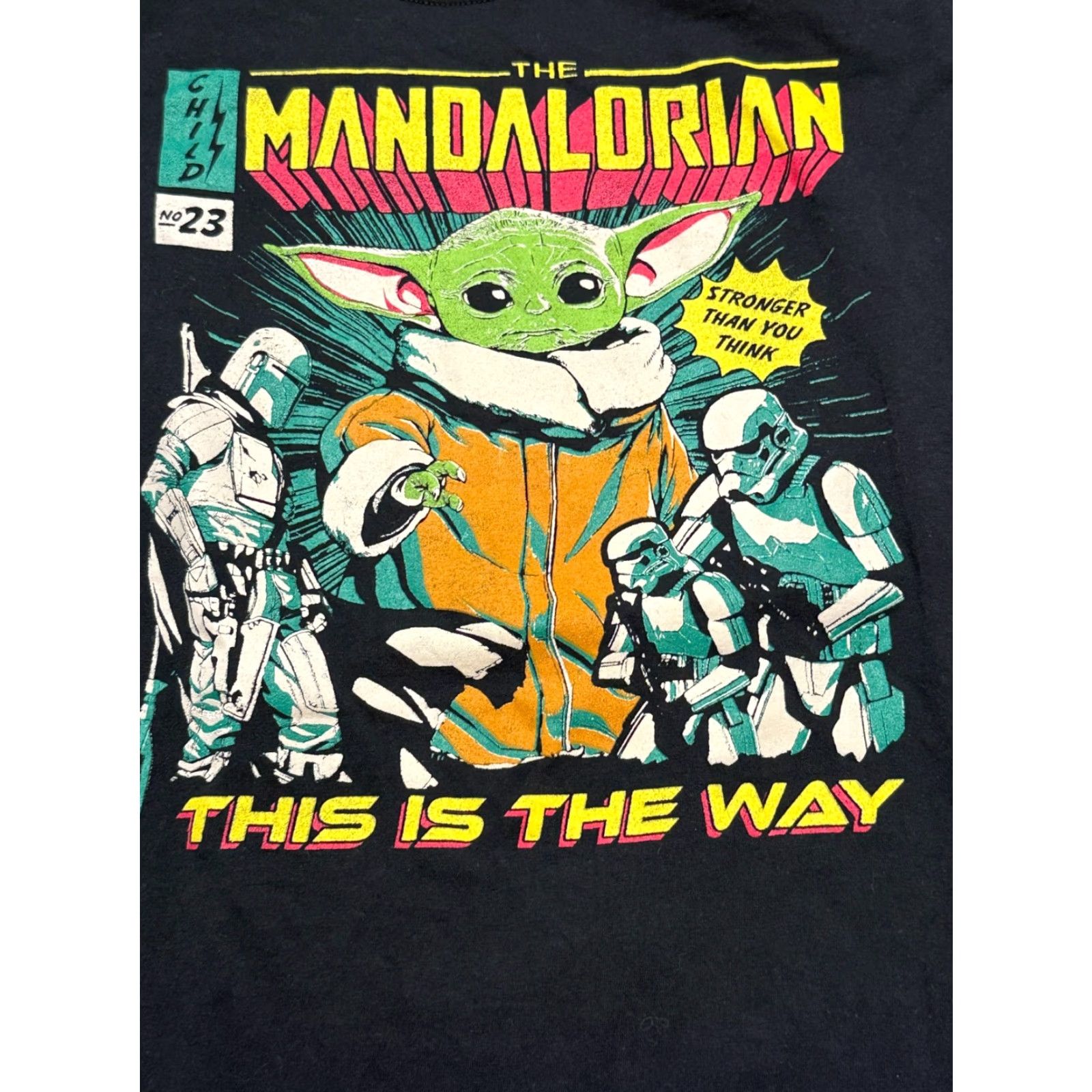 Star Wars Star Wars Shirt Men's Medium Black MANDALORIAN This is the Way Graphic T-Shirt Size US M / EU 48-50 / 2 - 4 Thumbnail