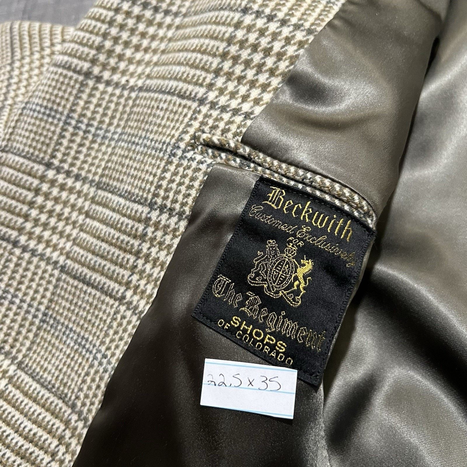 Other VTG 60s 70s Regiment Shops Trench Coat Glen Plaid Overcoat Size US L / EU 52-54 / 3 - 6 Thumbnail
