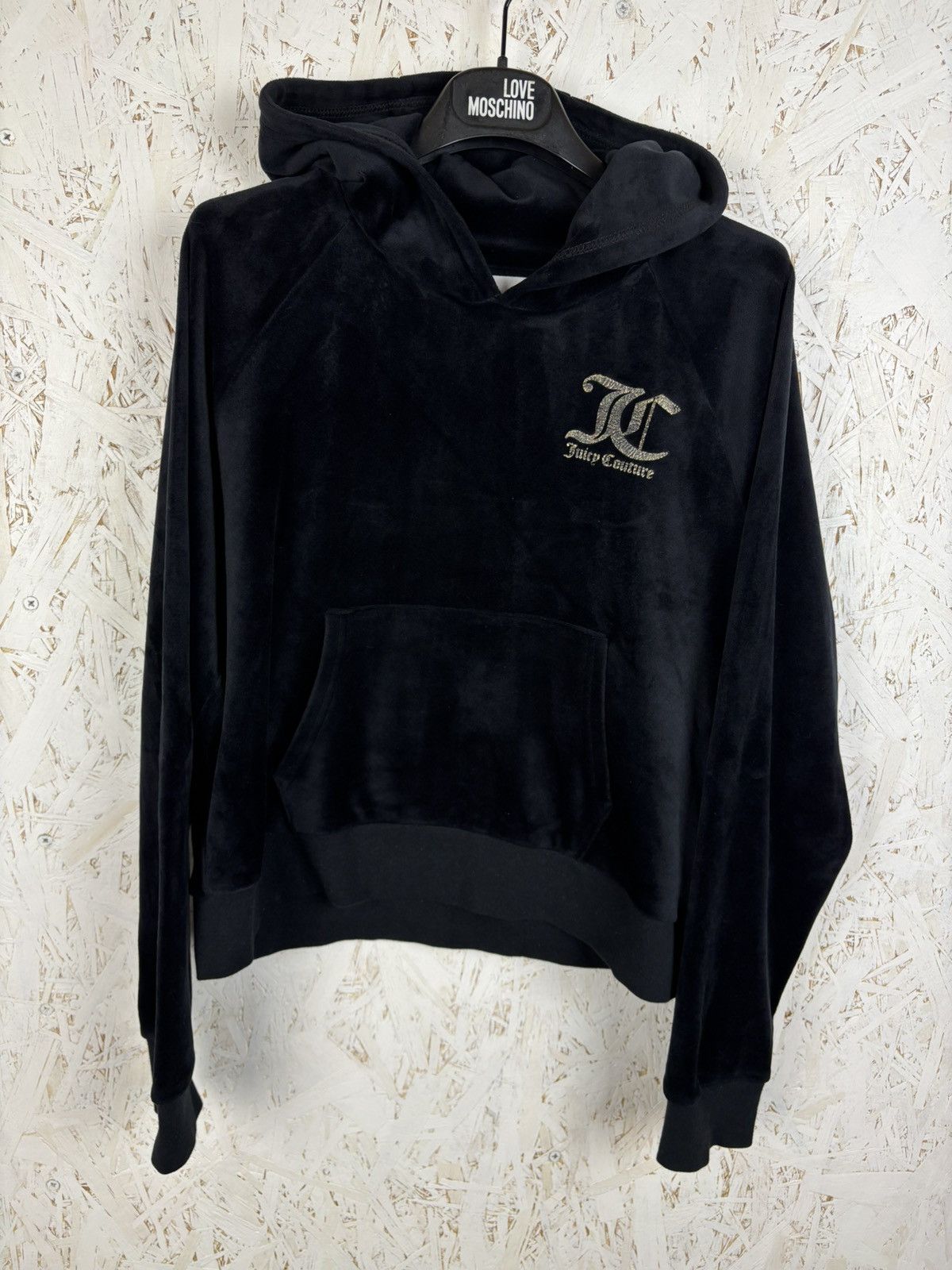 Juicy Couture Juicy Couture Logo Velvet Velour Hoodie ~XS/S Size XS / US 0-2 / IT 36-38 - 1 Thumbnail