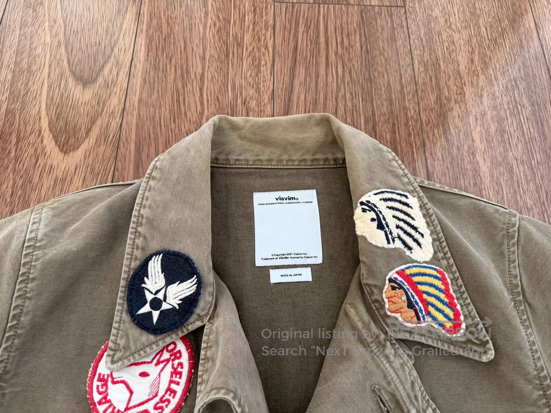 Visvim VISVIM ACHSE JKT PATCHES Damaged Chino Jacket. Size US M / EU 48-50 / 2 - 3 Thumbnail
