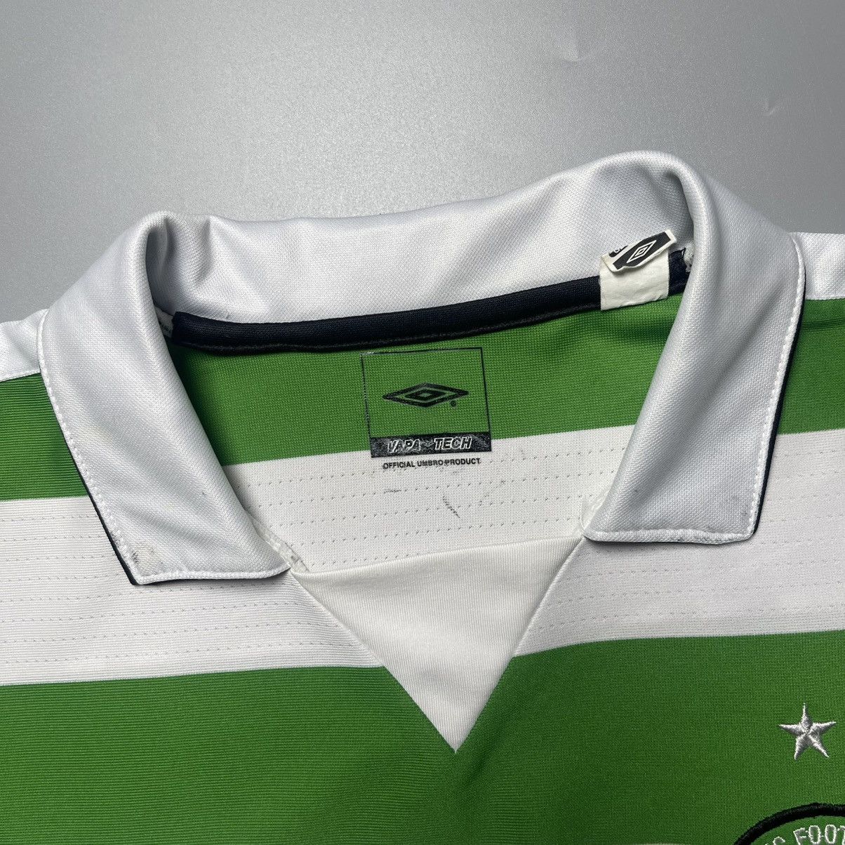 Umbro CELTIC UMBRO 2004/2005 FOOTBALL HOME JERSEY #9 SUTTON Size US L / EU 52-54 / 3 - 5 Thumbnail