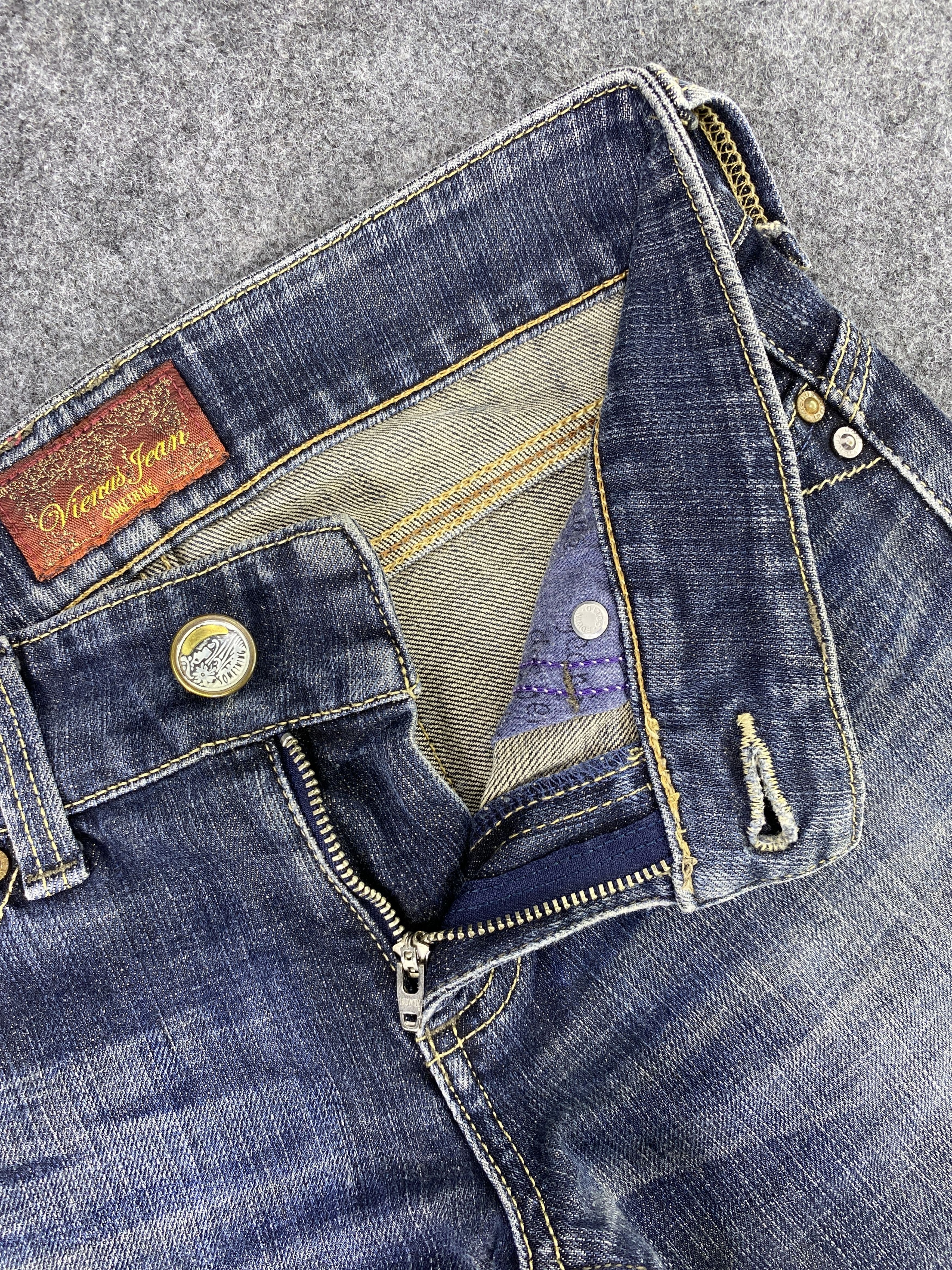 Japanese Brand Vienus Jean by Something Edwin Blue Wash Jeans - J1077 Size 27" / US 4 / IT 40 - 7 Thumbnail