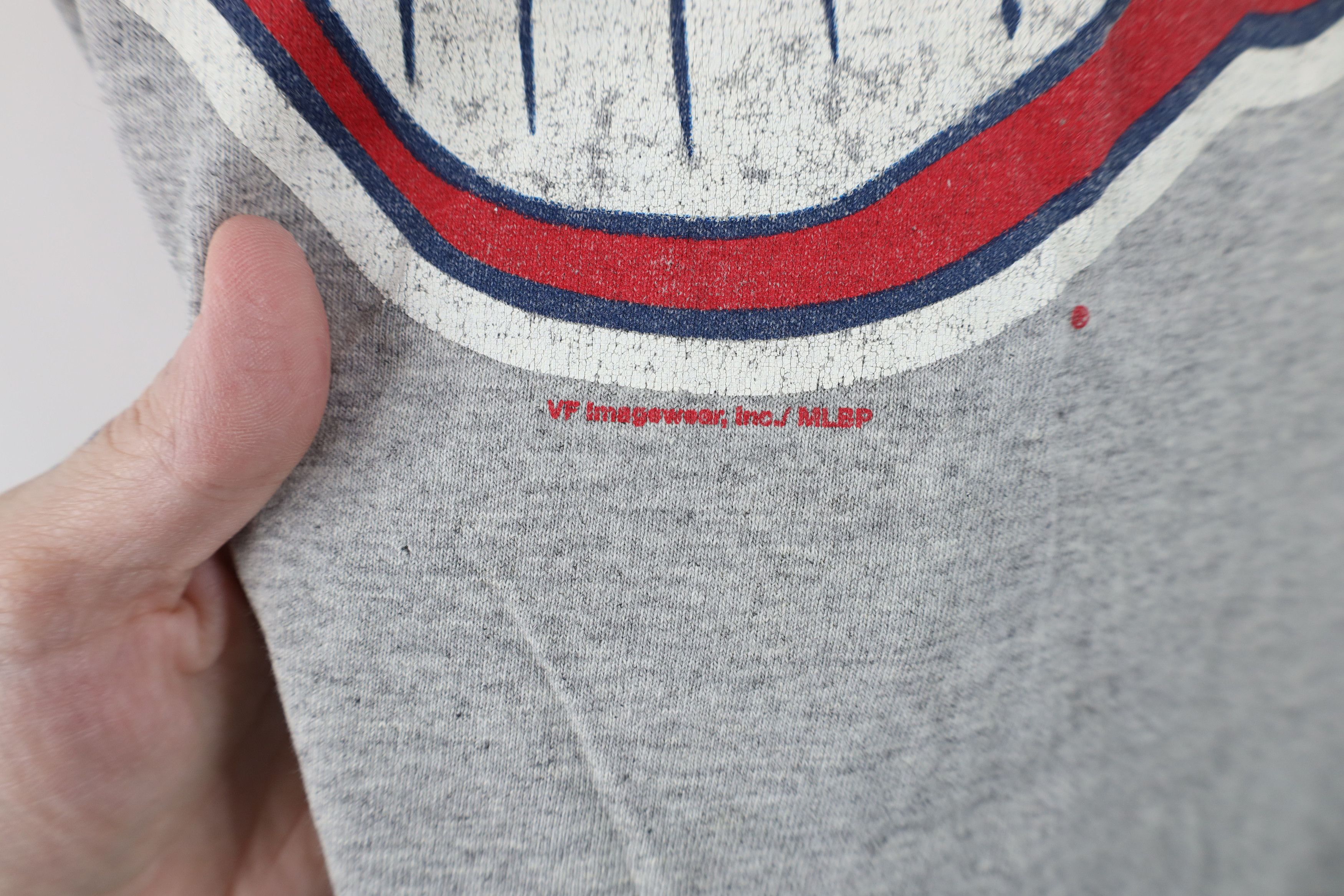 Vintage Vintage Y2K Chief Cleveland Indians Muscle T-Shirt Gray Size US XL / EU 56 / 4 - 5 Thumbnail