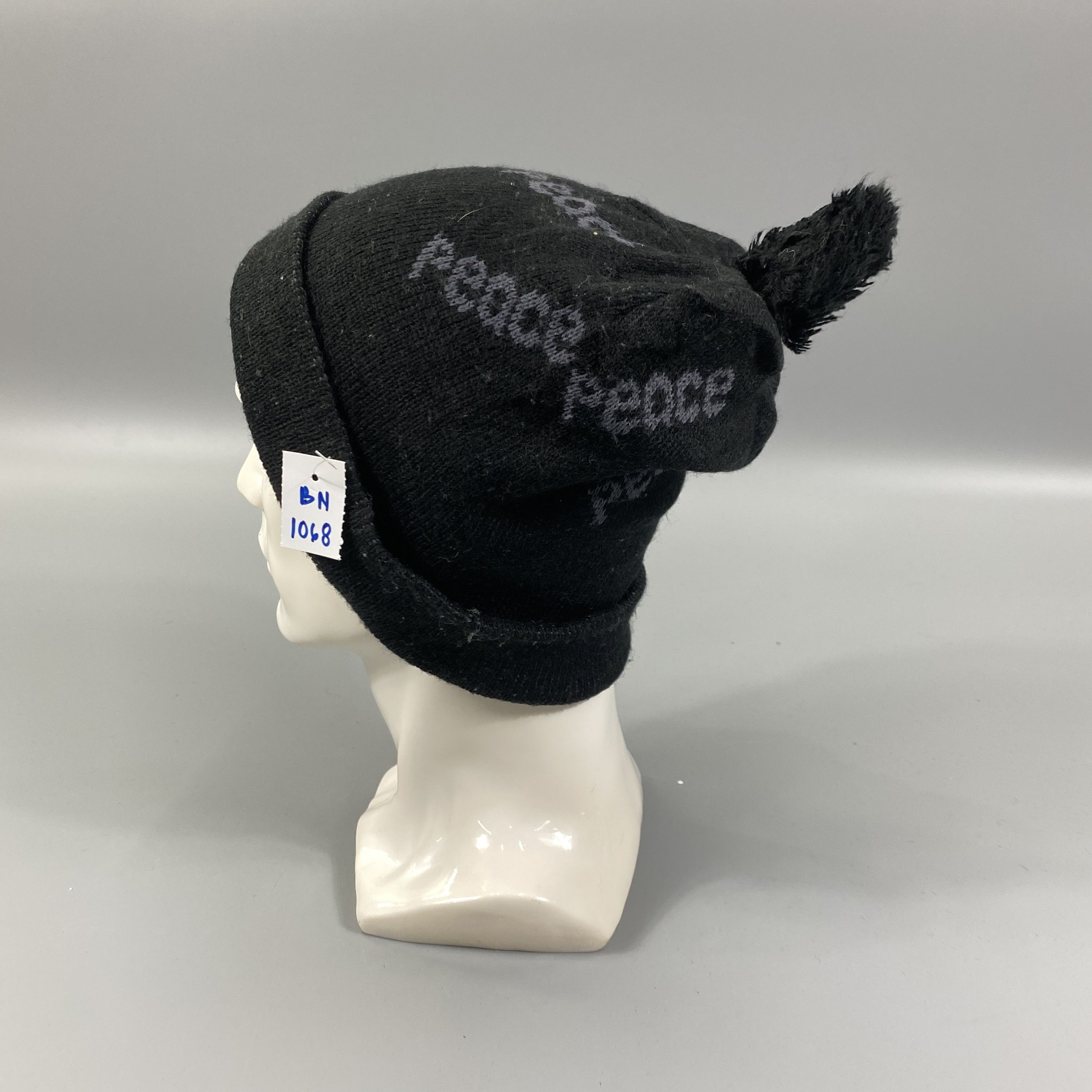 Japanese Brand Peace Snow Cap Beanie Hat -BN1068 Size ONE SIZE - 1 Thumbnail