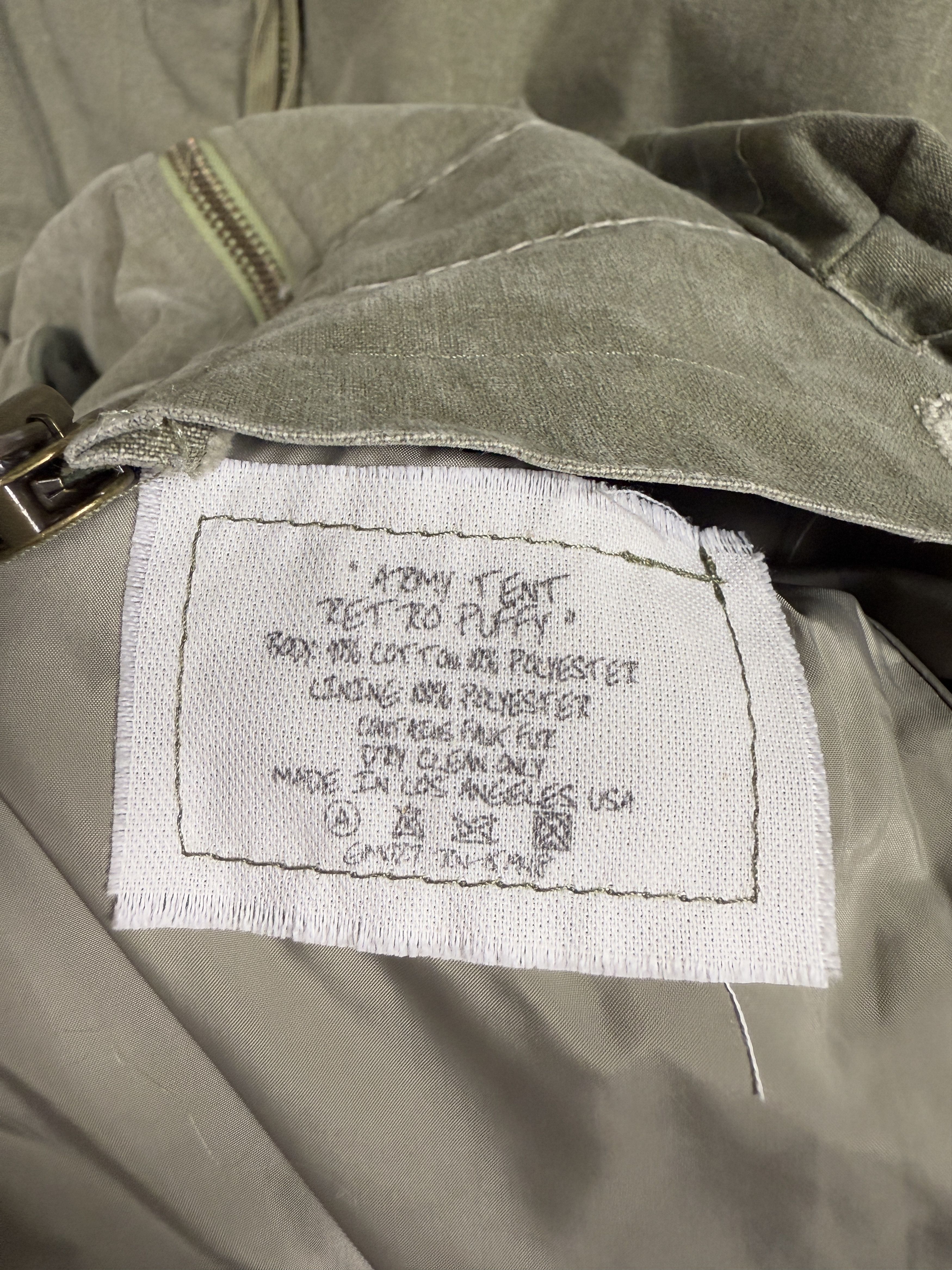 Greg Lauren Greg Lauren Army Tent Retro Puffy Parka Size US XXL / EU 58 / 5 - 8 Thumbnail