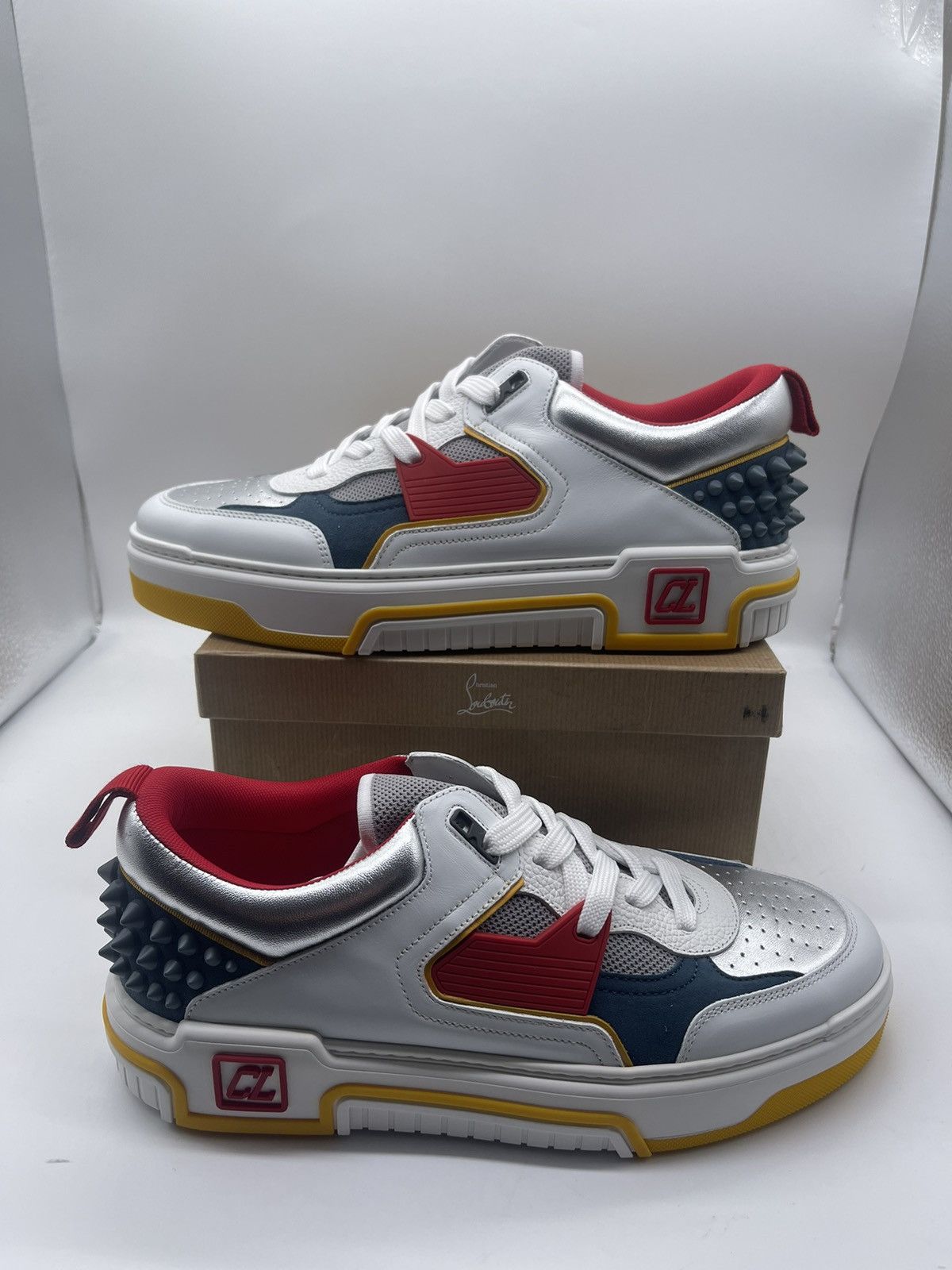 Christian Louboutin CHRISTIAN LOUBOUTIN Astroloubi Leather Sneakers Size 44 Size US 9 / EU 42 - 1 Thumbnail