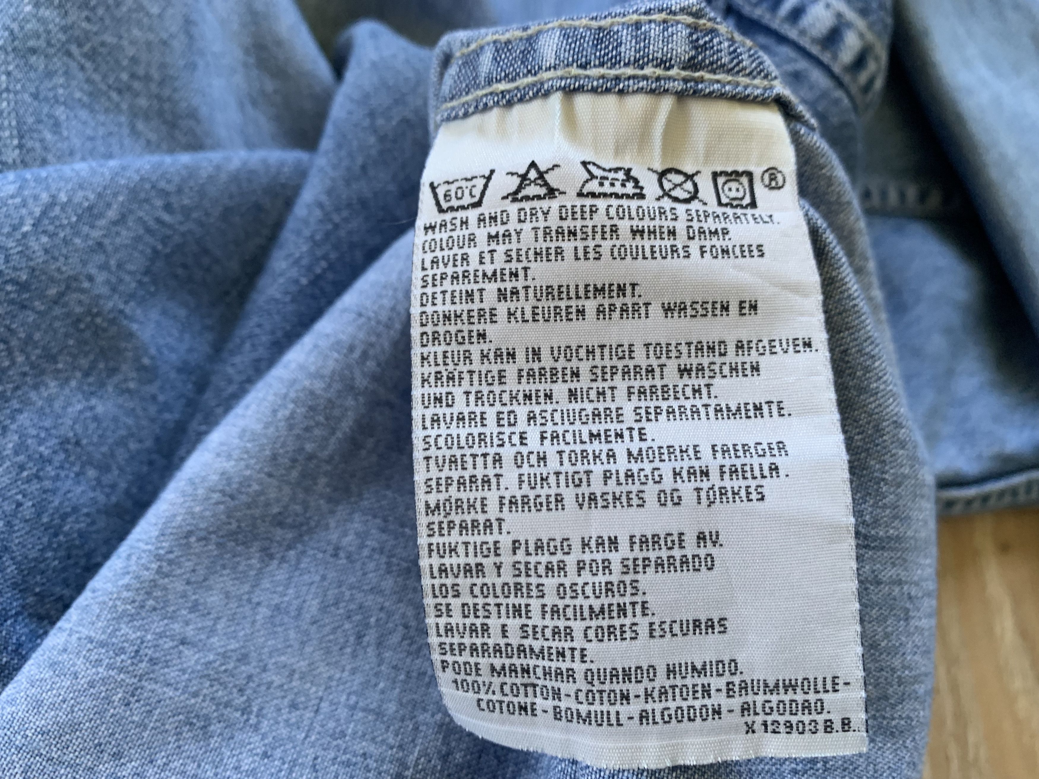 Levi's × Levi's Vintage Clothing × Vintage Levi's Vintage Denim Button Up Shirt Size US M / EU 48-50 / 2 - 6 Thumbnail