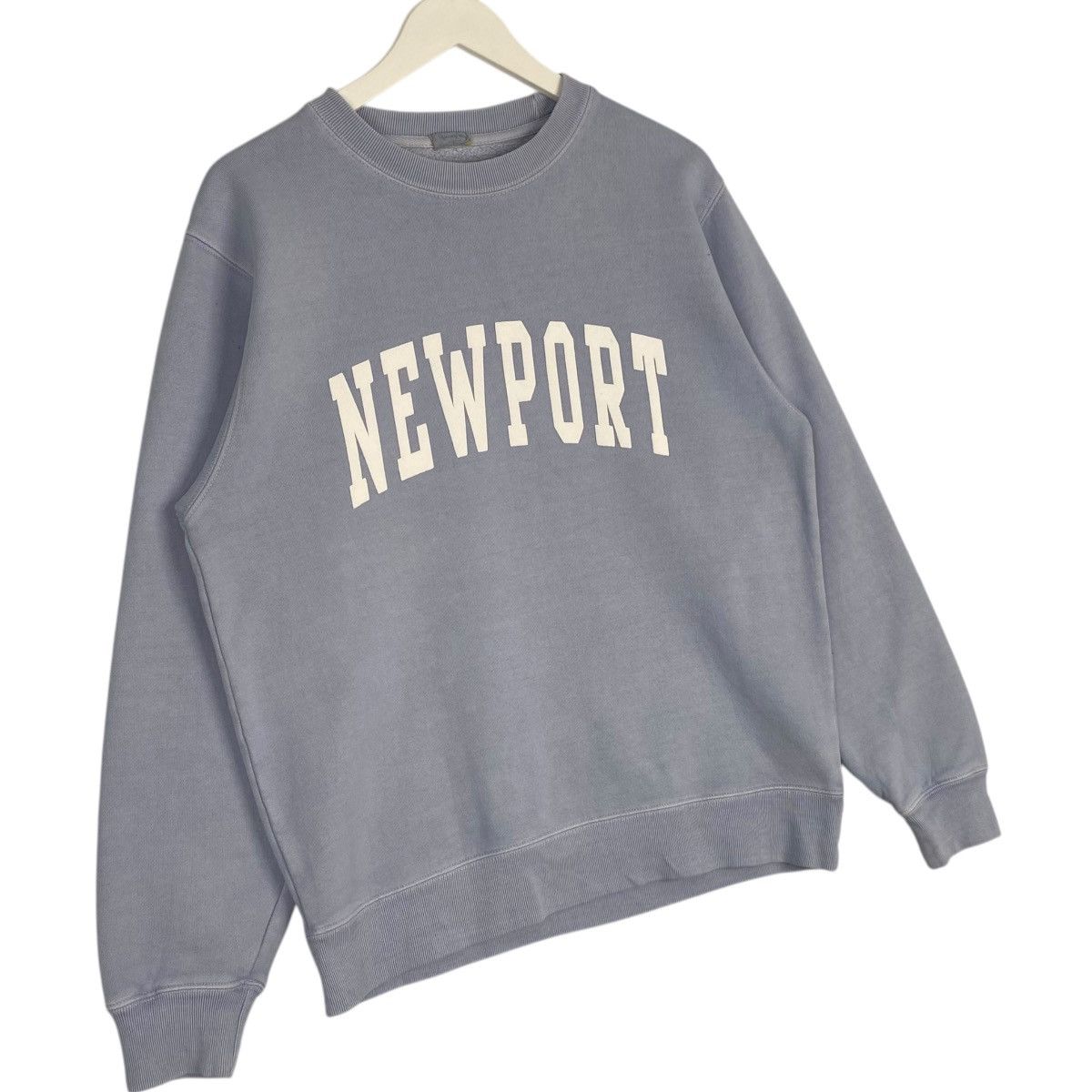 Vintage Vintage New Port Printed Crewneck Sweatshirt Purple Size US M / EU 48-50 / 2 - 3 Thumbnail