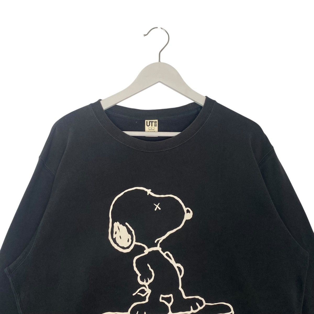 Vintage Vintage Peanuts Printed Crewneck Sweatshirt Black Size L Size US L / EU 52-54 / 3 - 4 Thumbnail